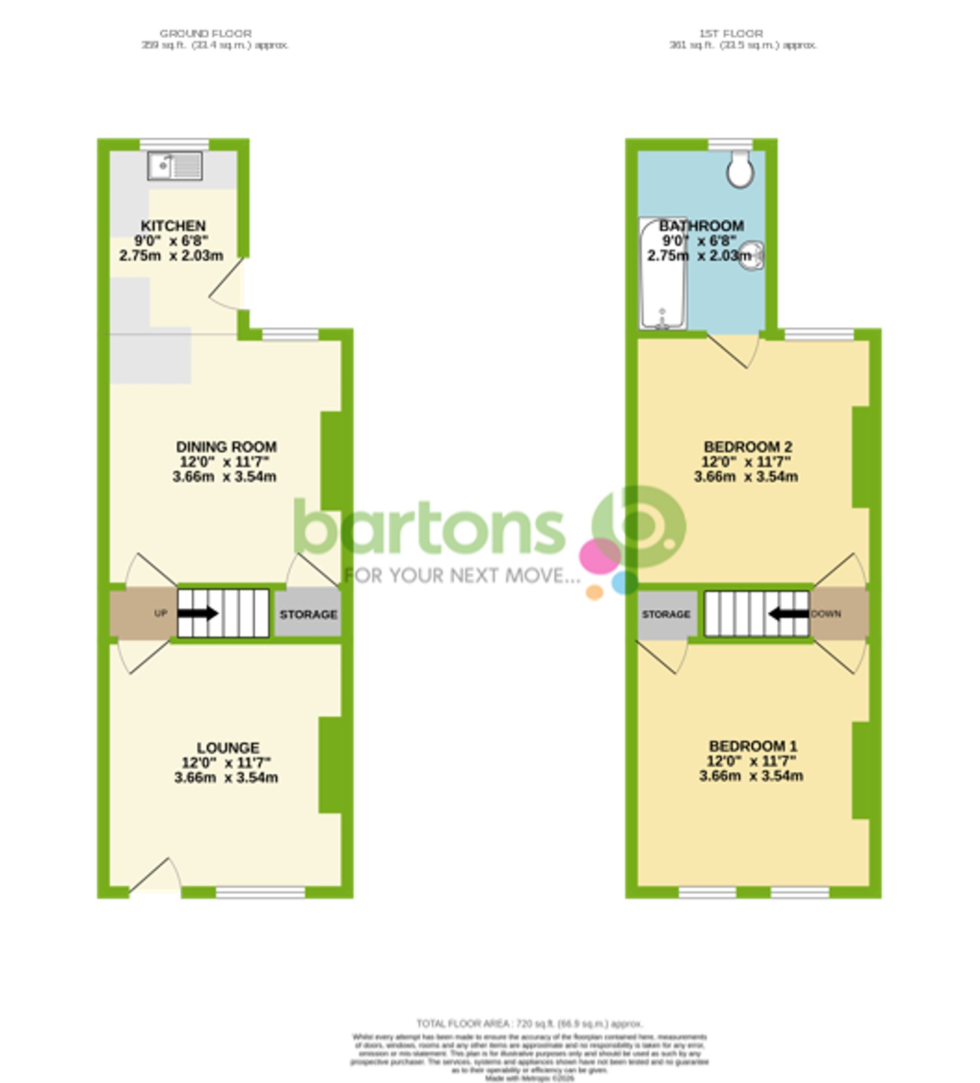 Floorplan for Badsley Street, Rotherham, S65