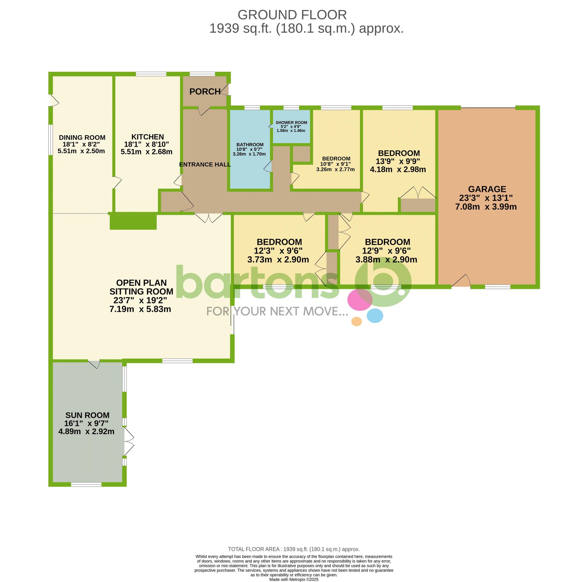 Floorplan for Queensway, Rotherham, S60