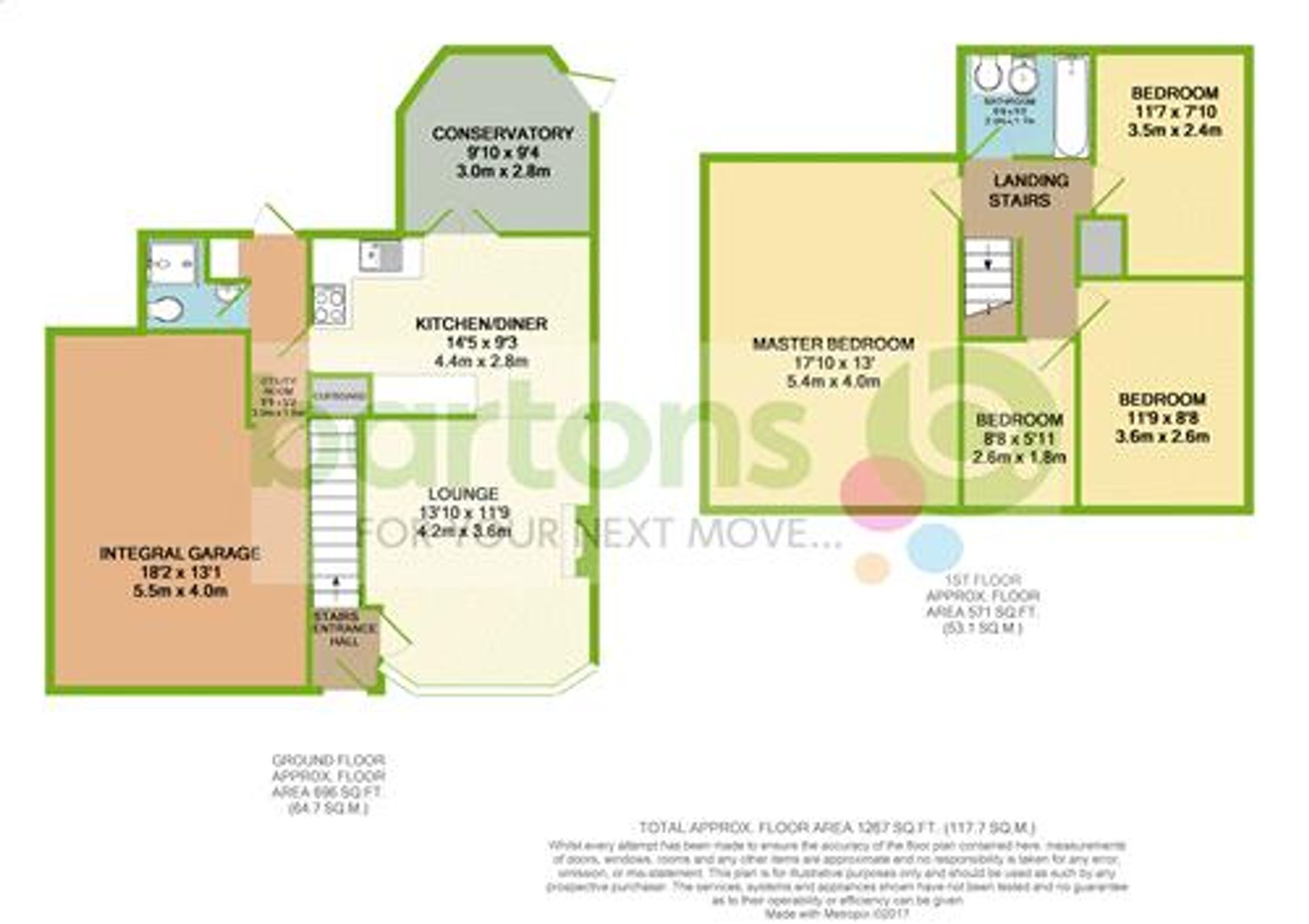Floorplan for Plumpton Avenue, Mexborough, S64