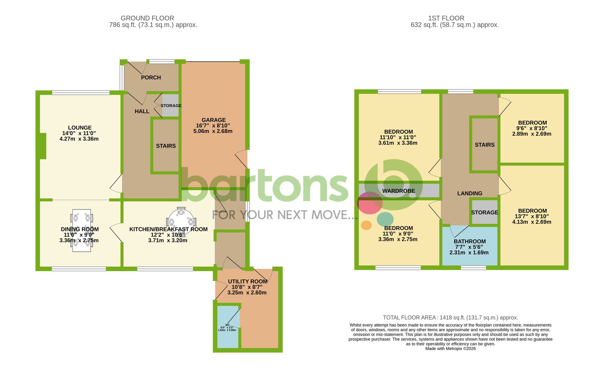 Floorplan for Doncaster Road, East Dene, S65