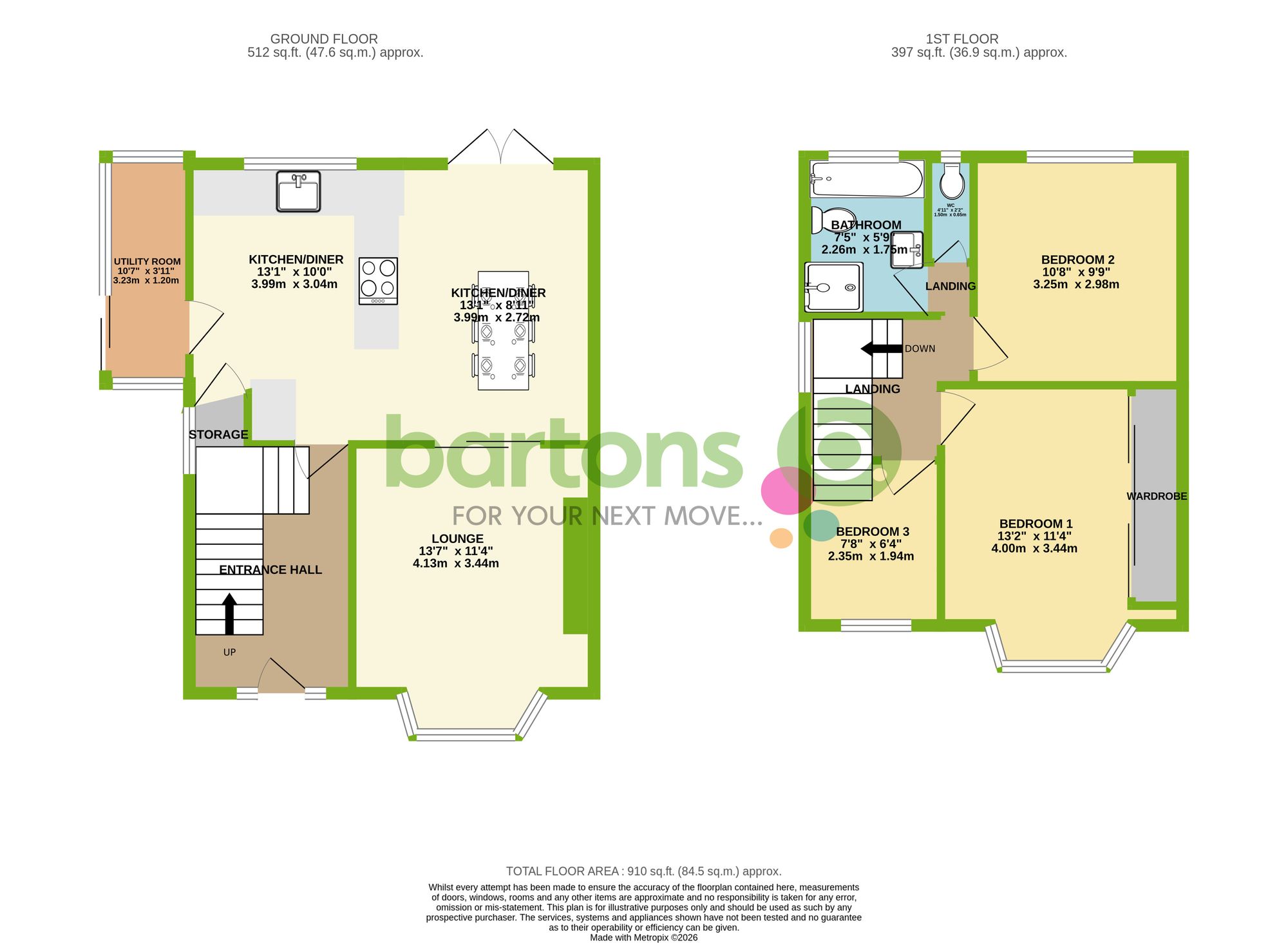 Floorplan for Hill Top Lane, Rotherham, S61