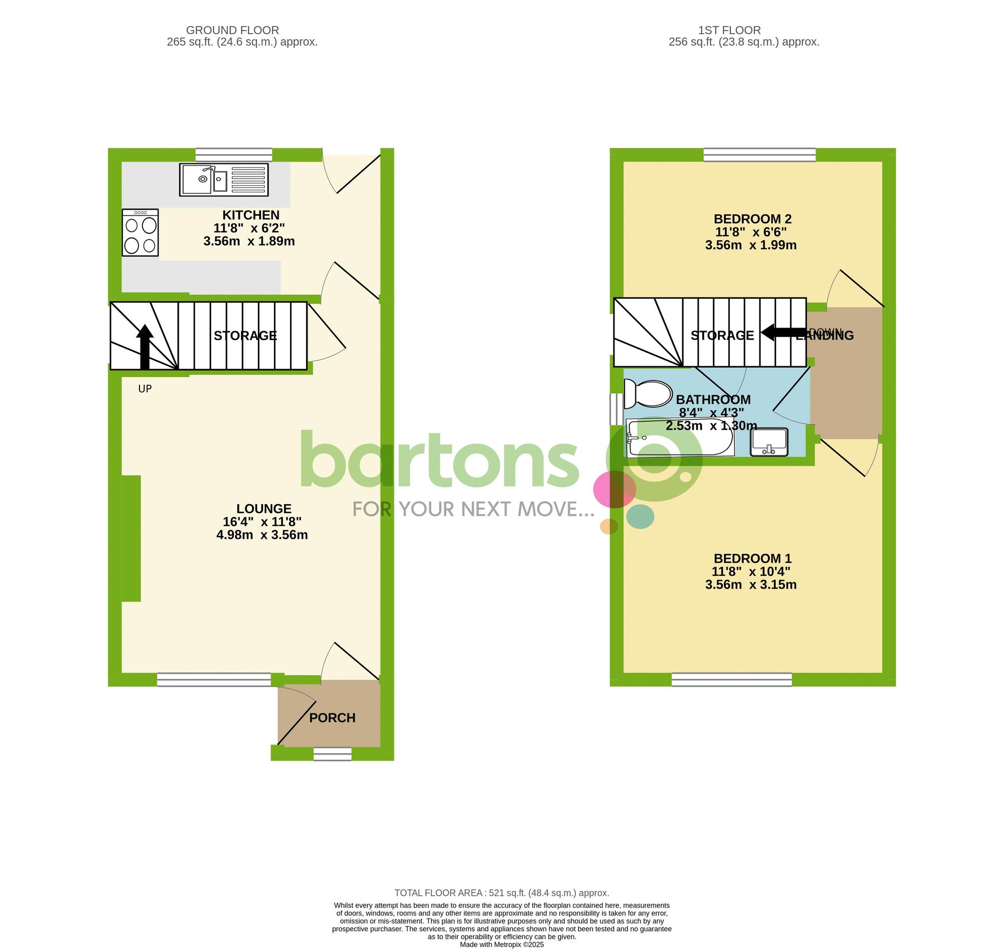 Floorplan for Fleming Way, Flanderwell, S66