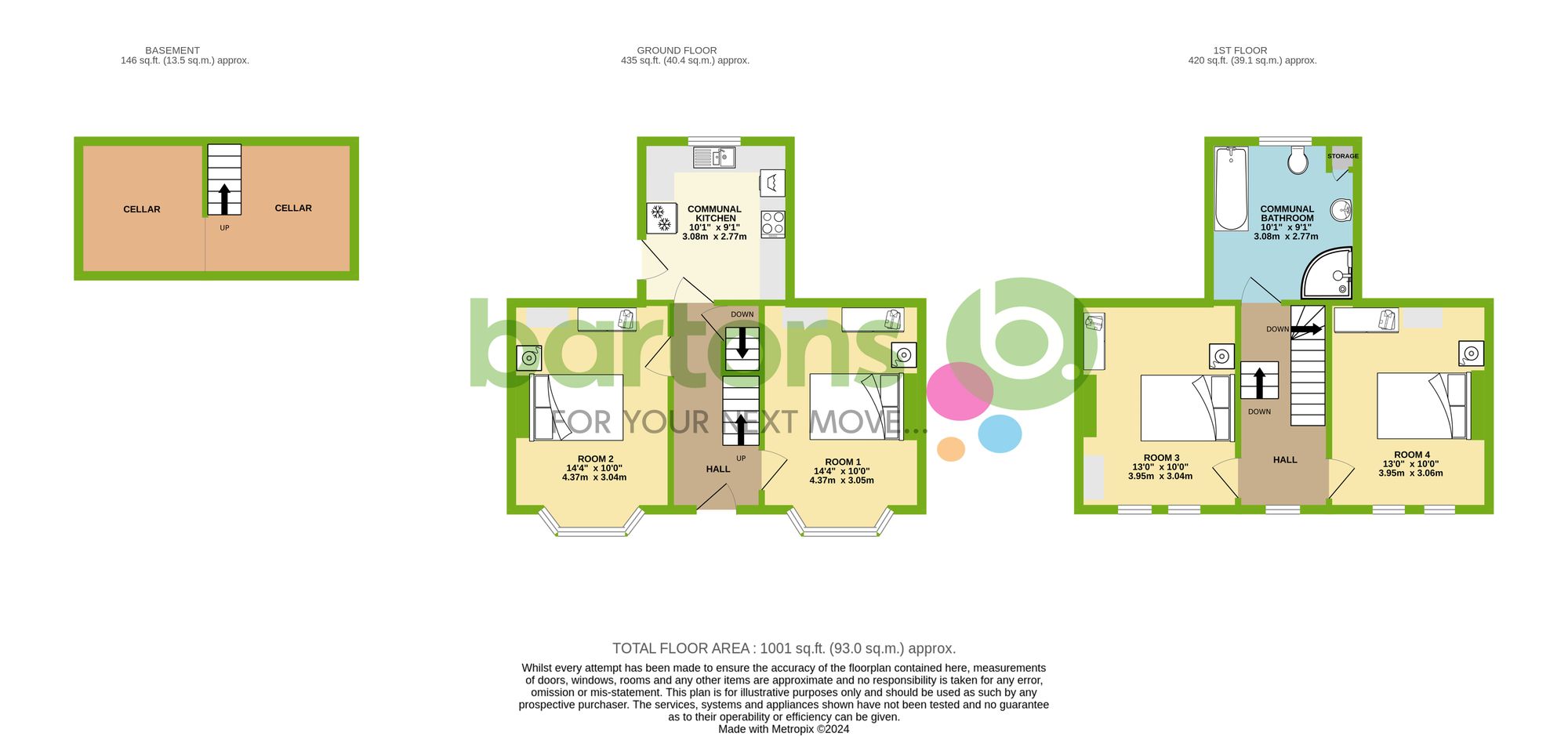 Floorplan for Whybourne Terrace, Rotherham, S60