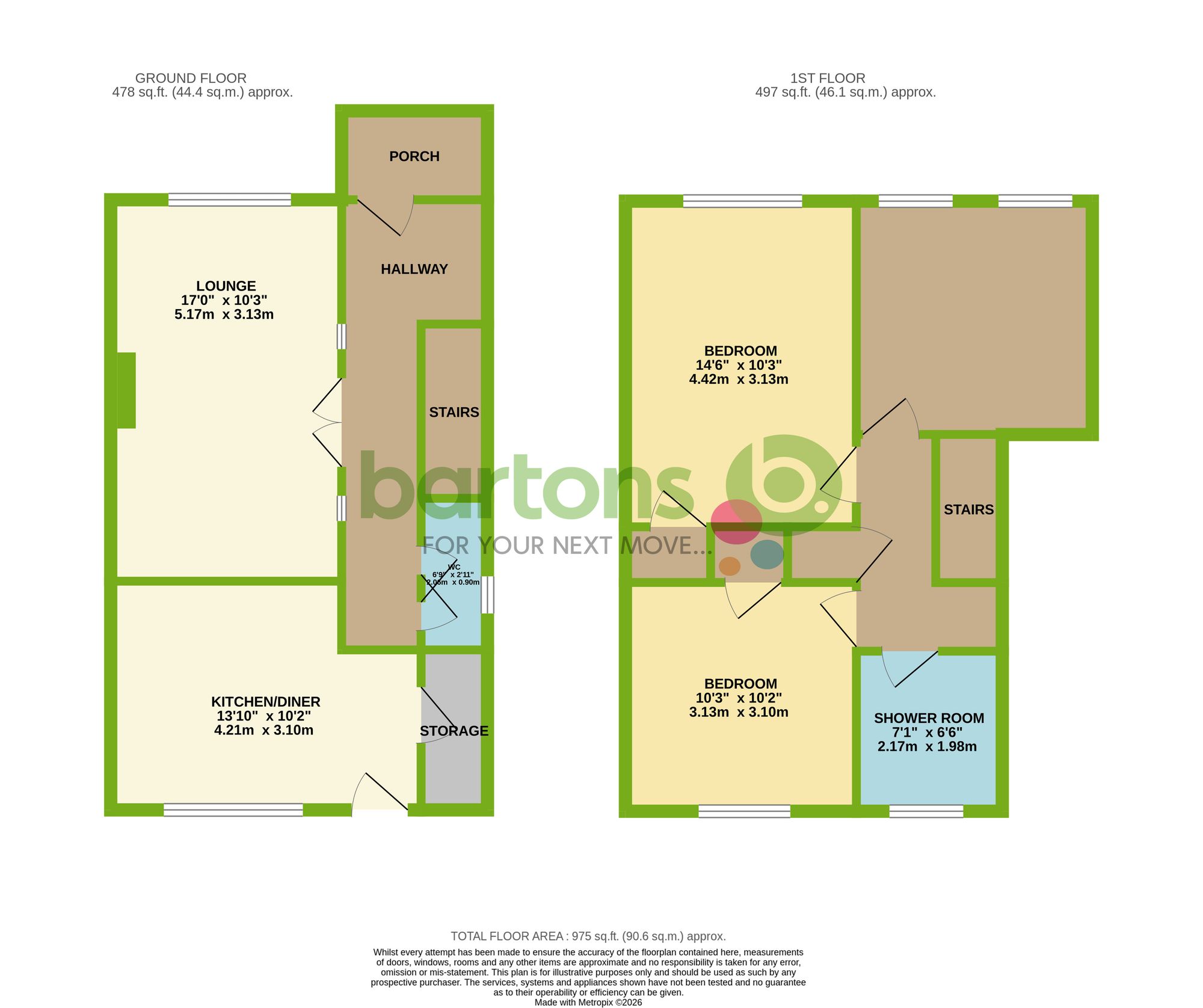 Floorplan for Nidderdale Road, Rotherham, S61