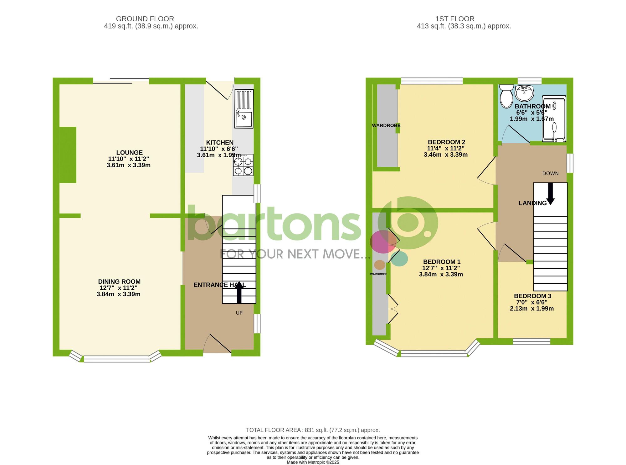 Floorplan for Whitehill Road, Brinsworth, S60