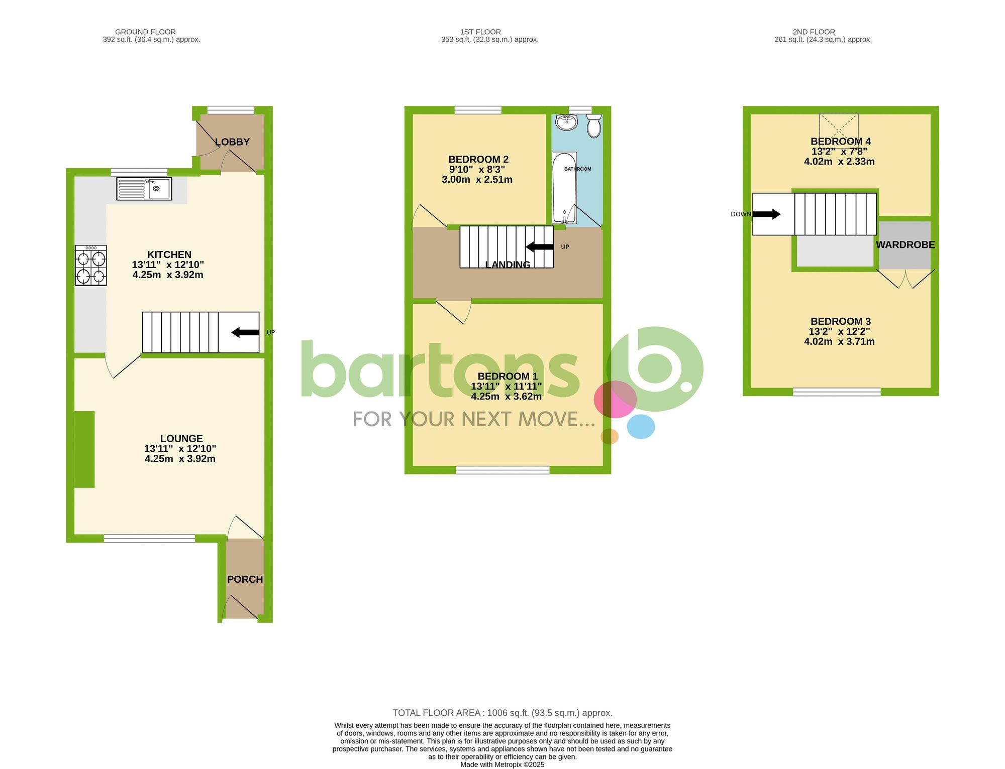 Floorplan for Cross Street, Bramley, S66