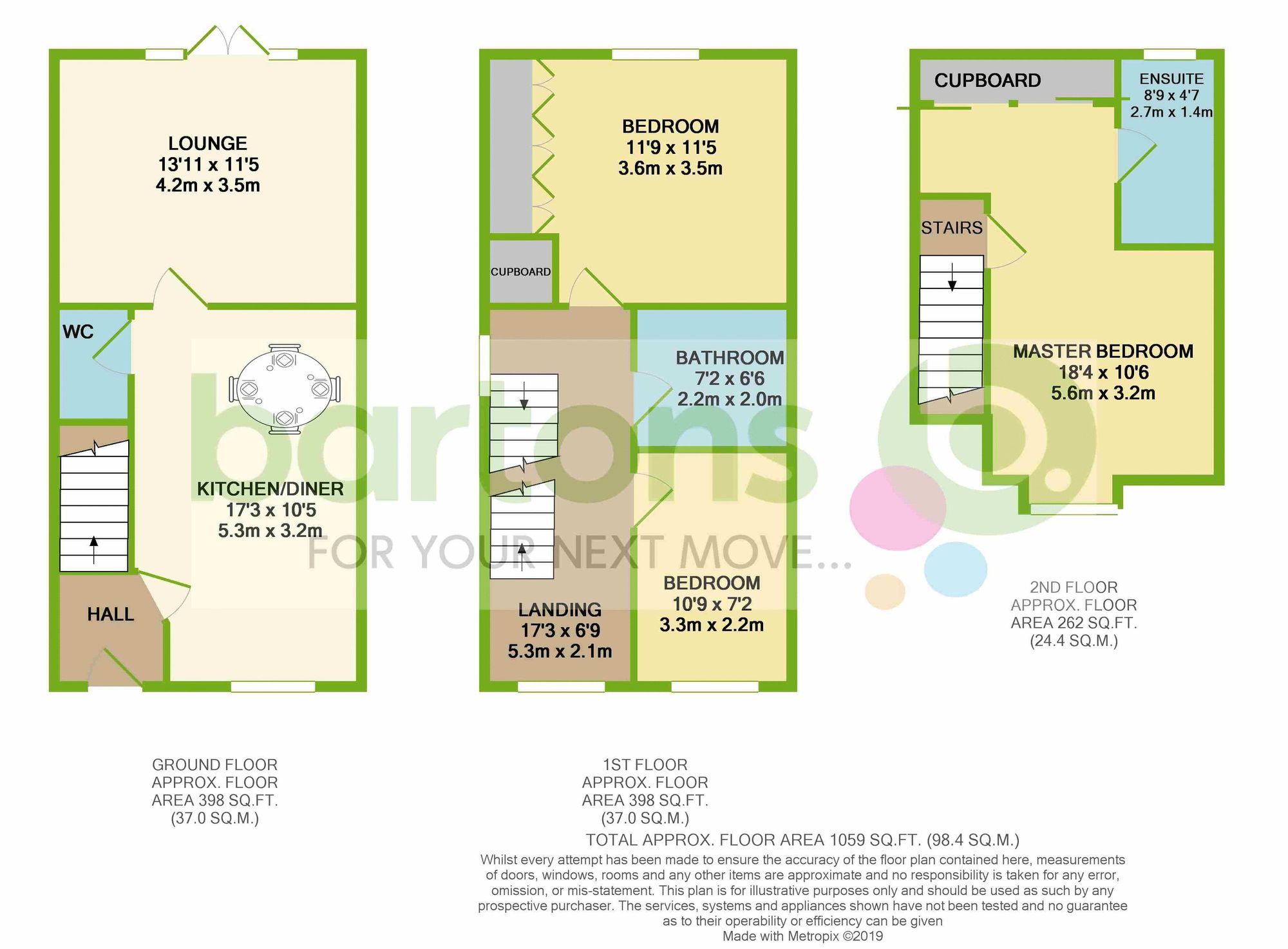 Floorplan for Trueman Drive, Rawmarsh, S62