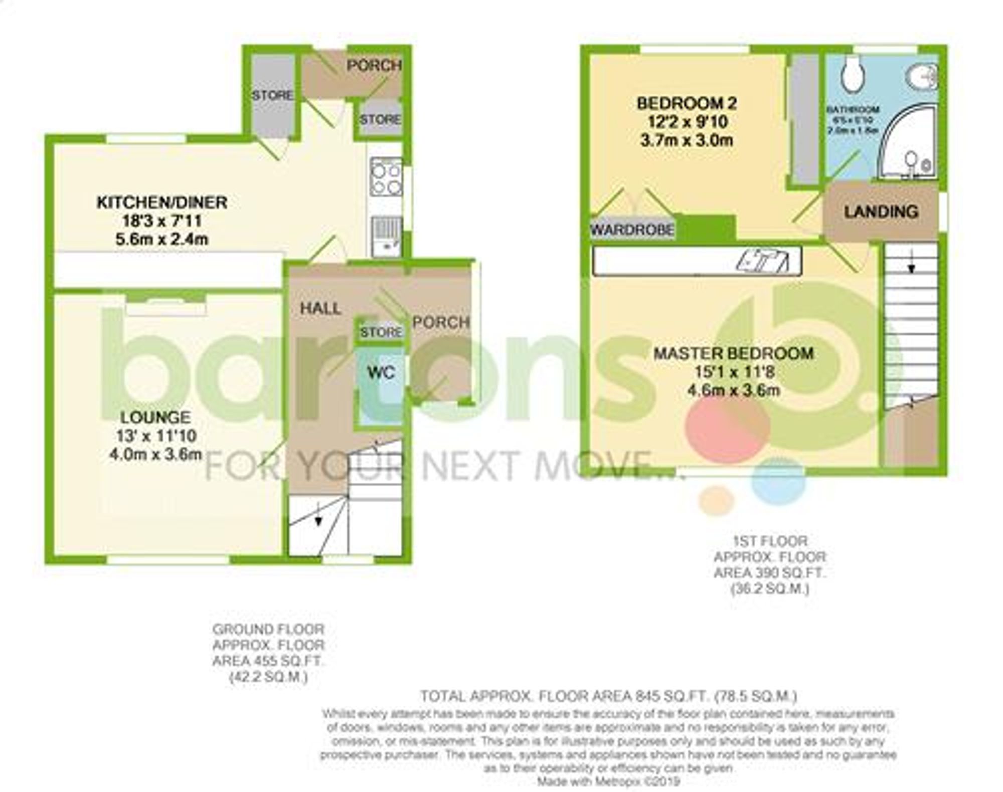 Floorplan for Colley Avenue, Sheffield, S5