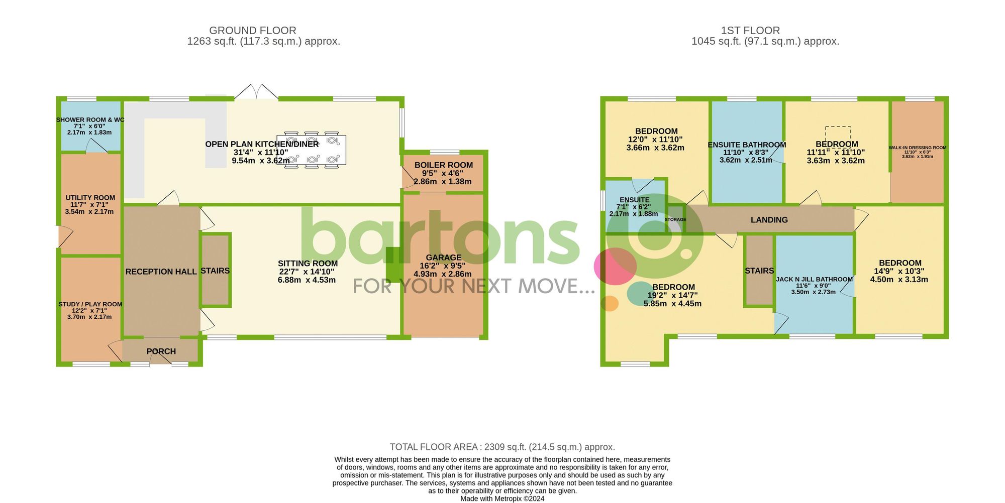 Floorplan for Moorgate Grove, Rotherham, S60