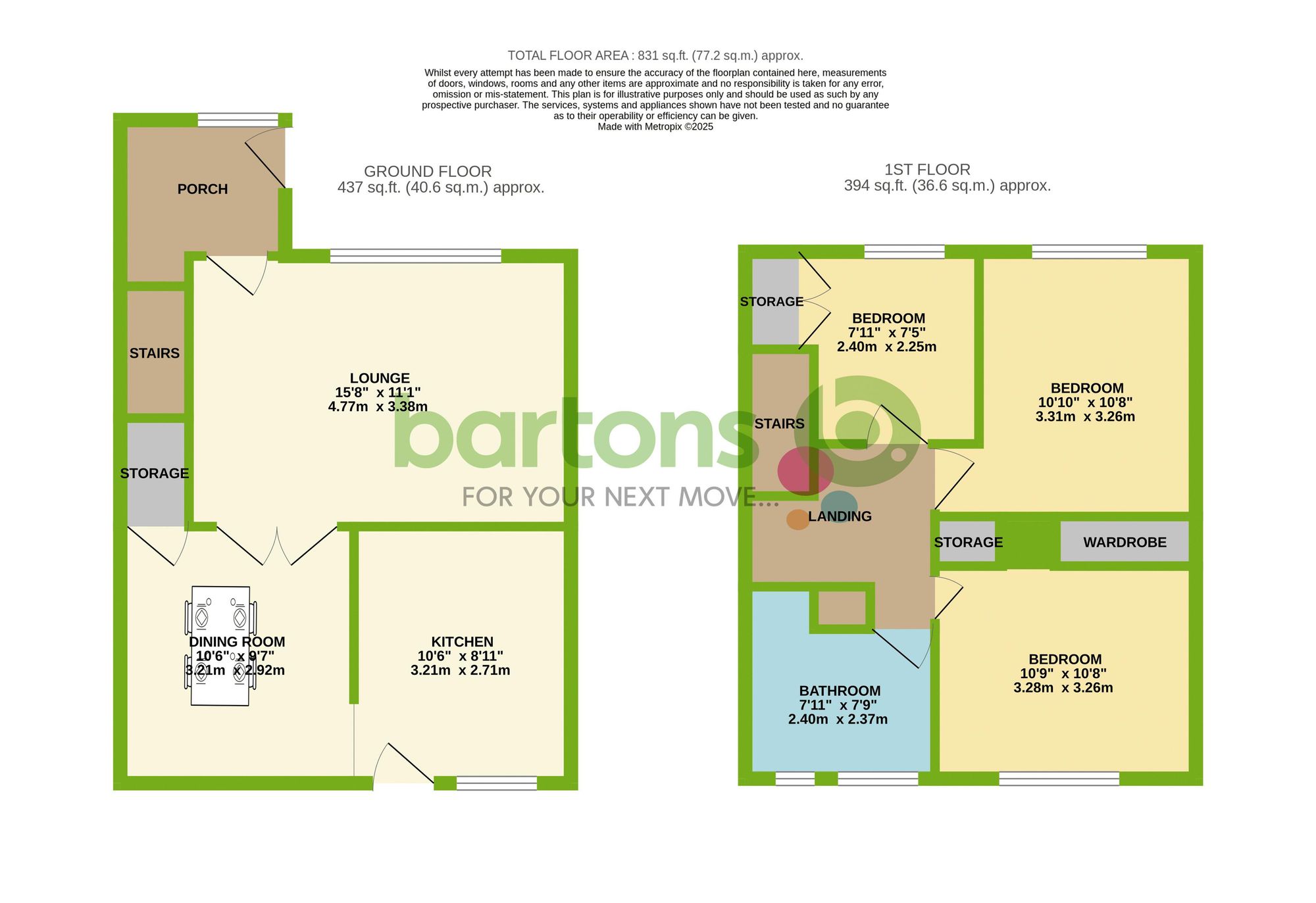Floorplan for Miller Dale Drive, Brinsworth, S60