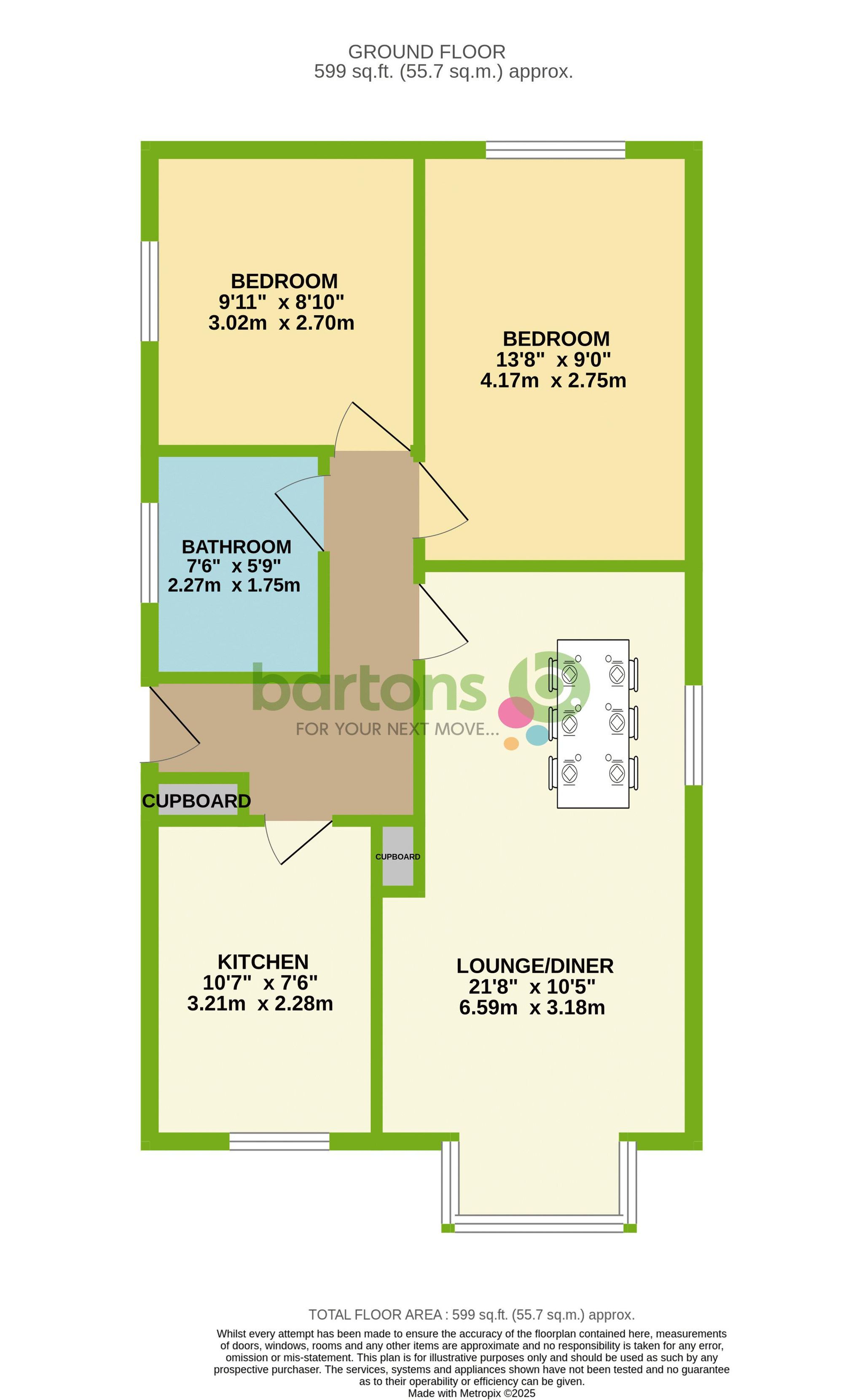 Floorplan for Brampton Meadows, Thurcroft, S66