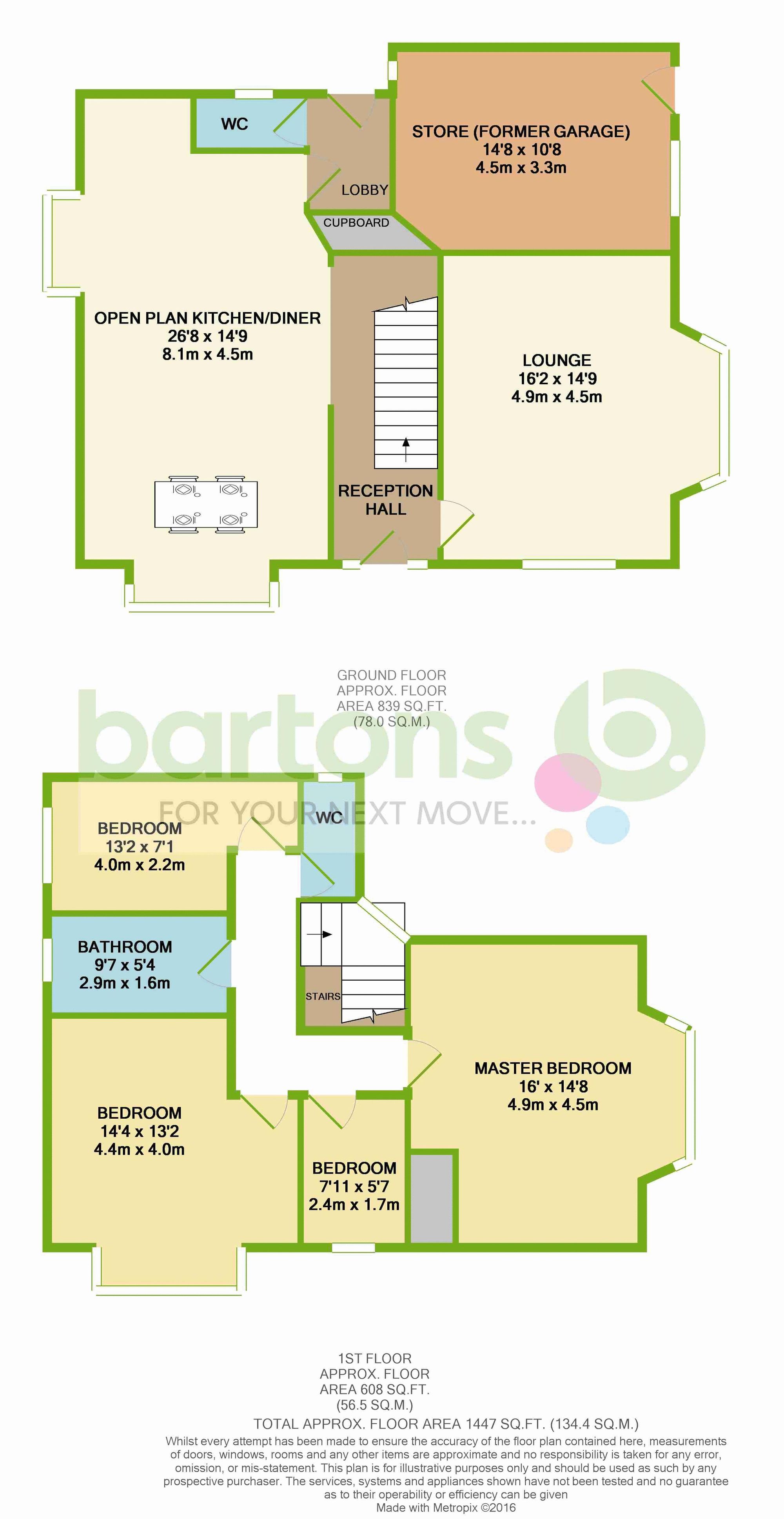 Floorplan for Broom Crescent, Rotherham, S60