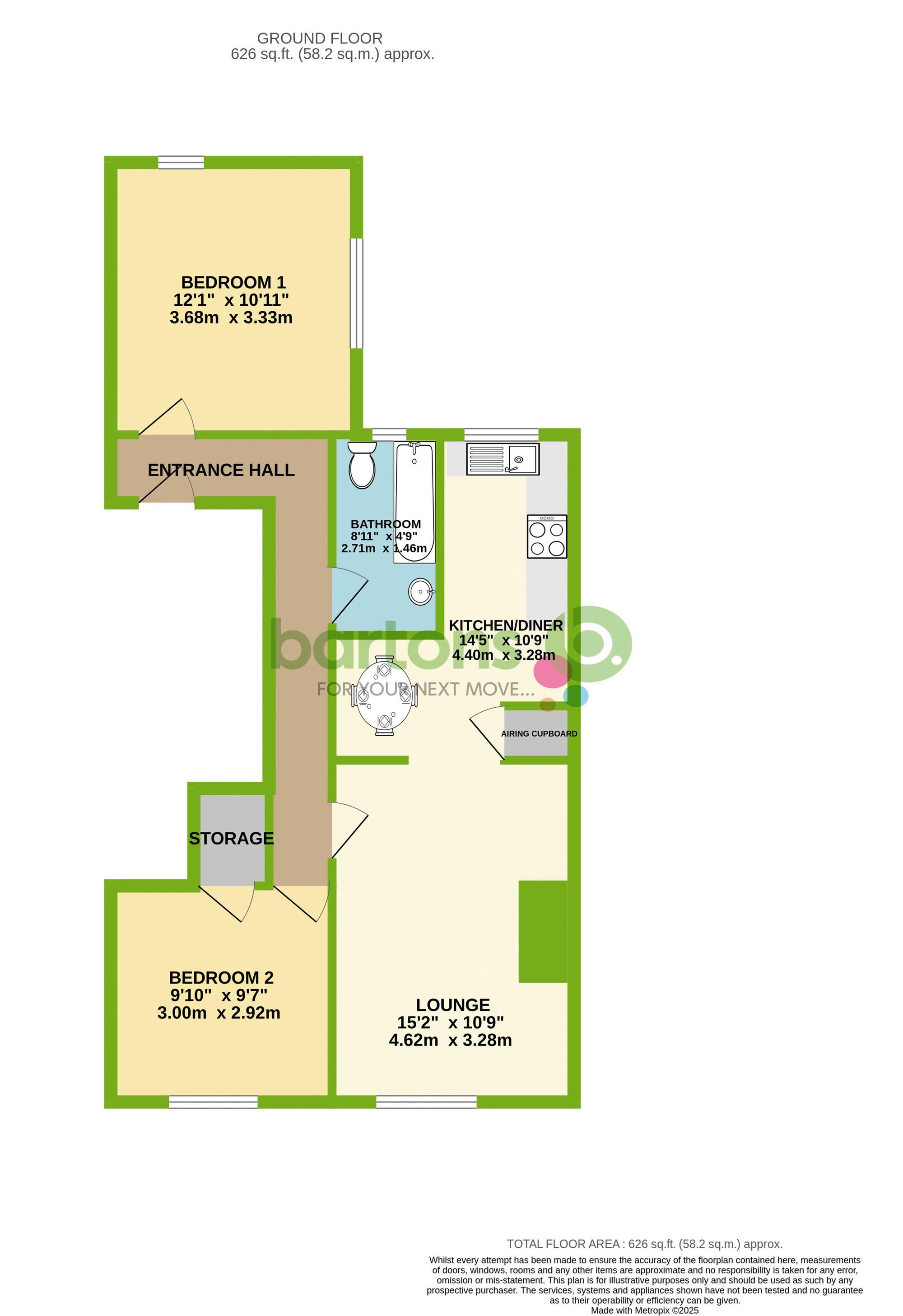 Floorplan for Doncaster Road, Rotherham, S65