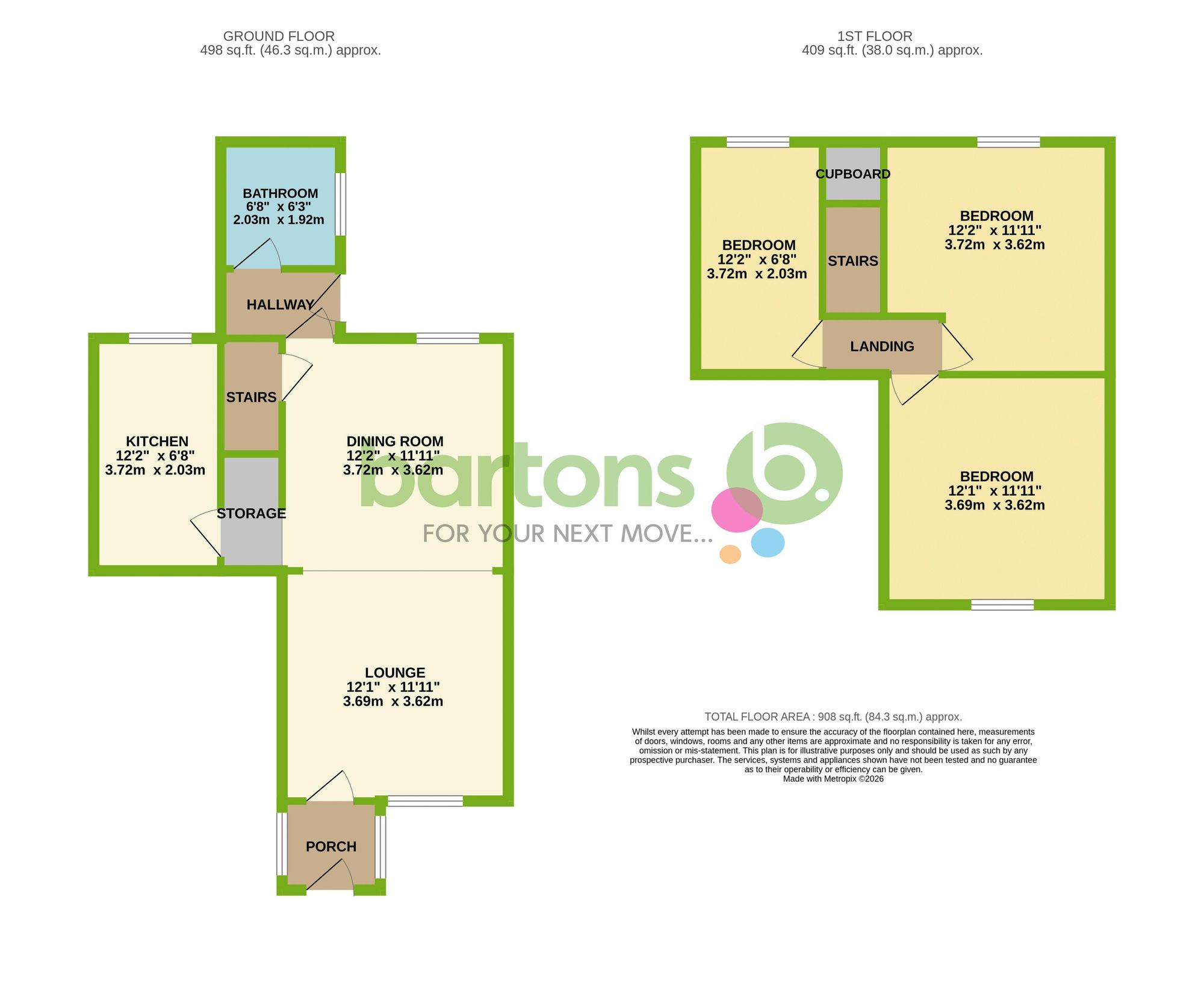Floorplan for Duncan Street, Brinsworth, S60