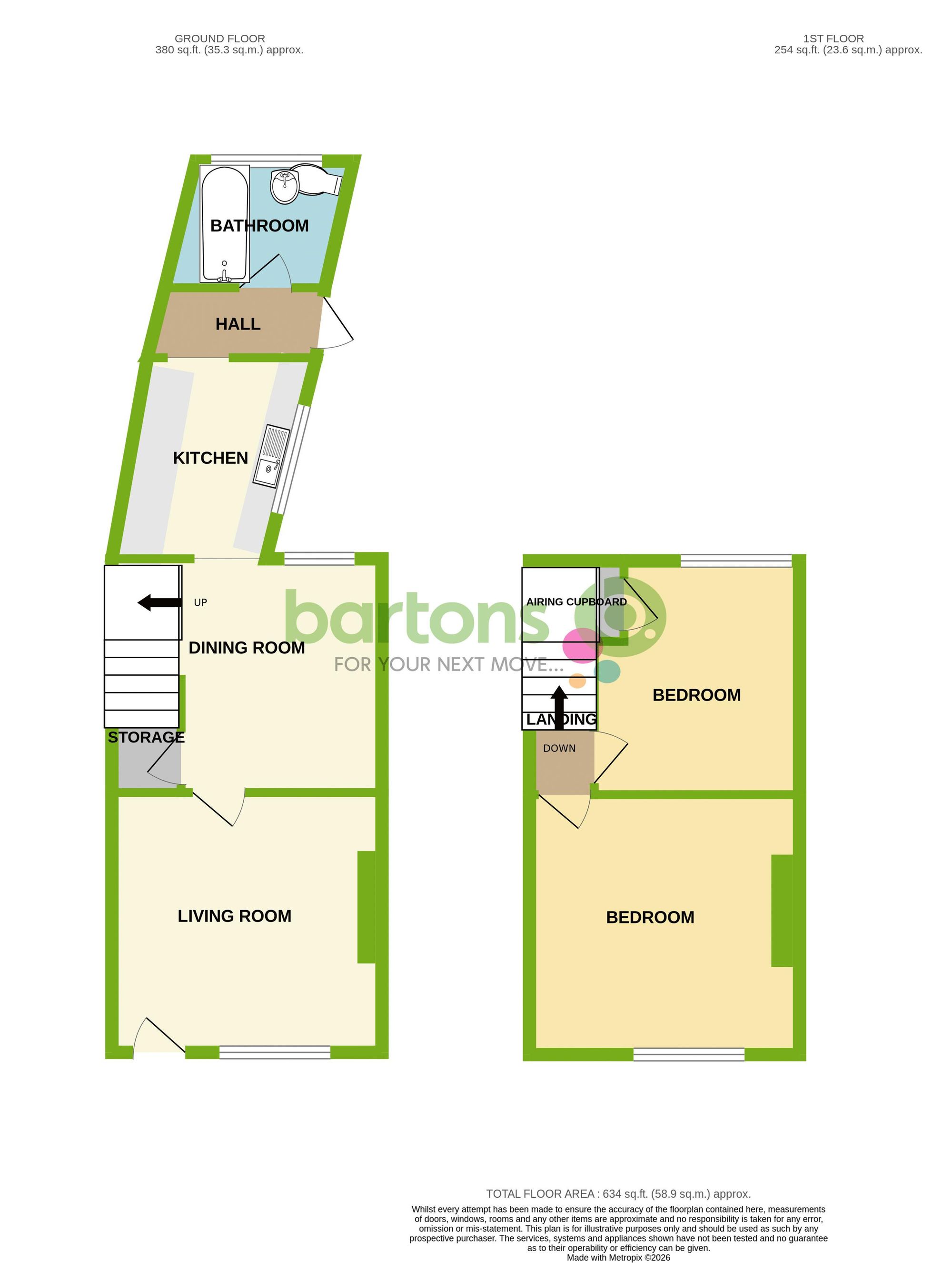 Floorplan for Hartington Road, Rotherham, S61