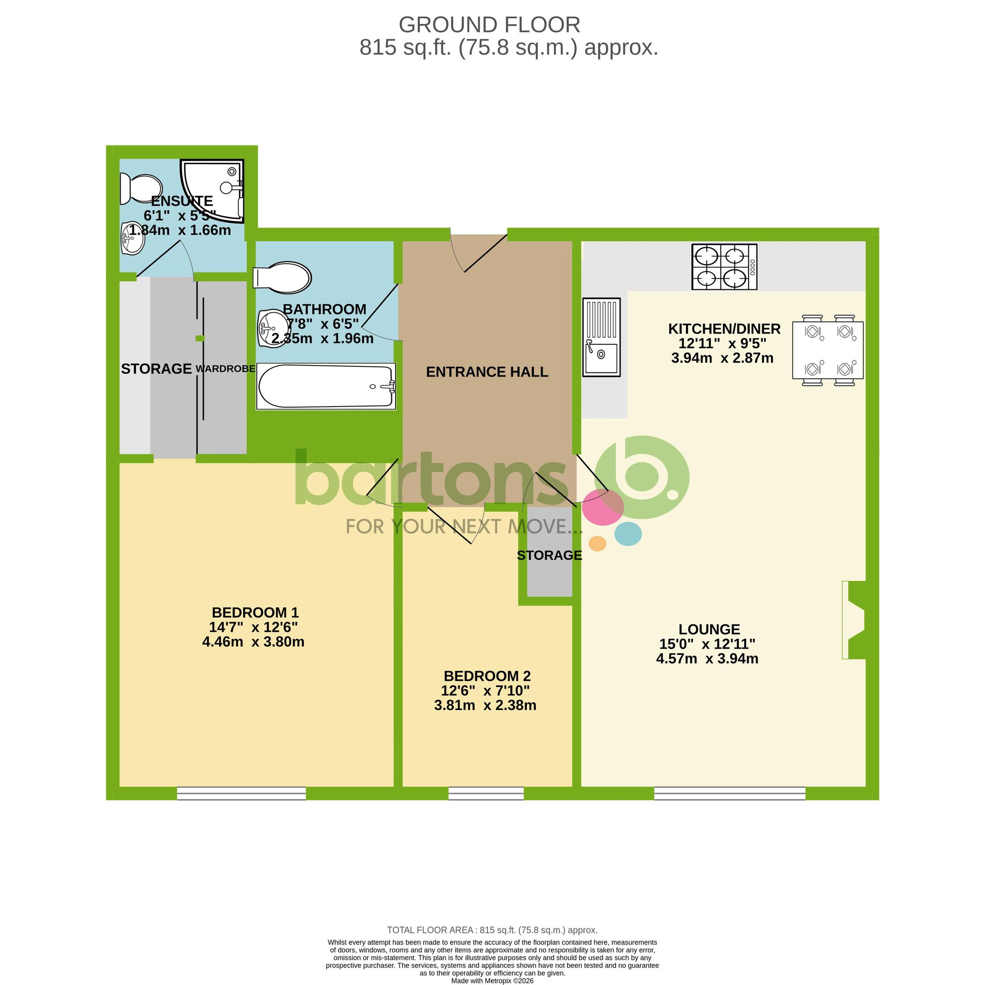 Floorplan for Moorgate View, Rotherham, S60
