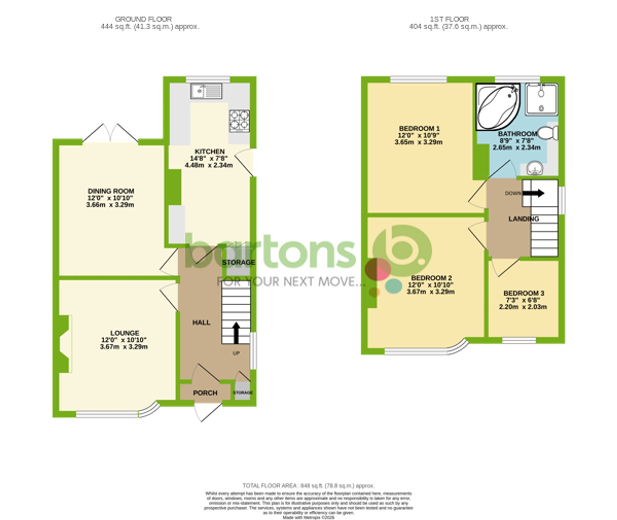 Floorplan for Old Garden Drive, Rotherham, S65