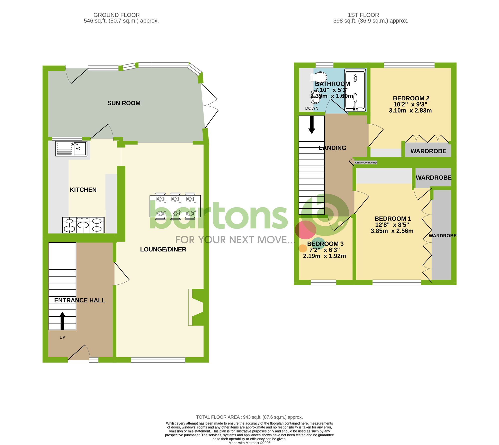Floorplan for South Street, Kimberworth, S61