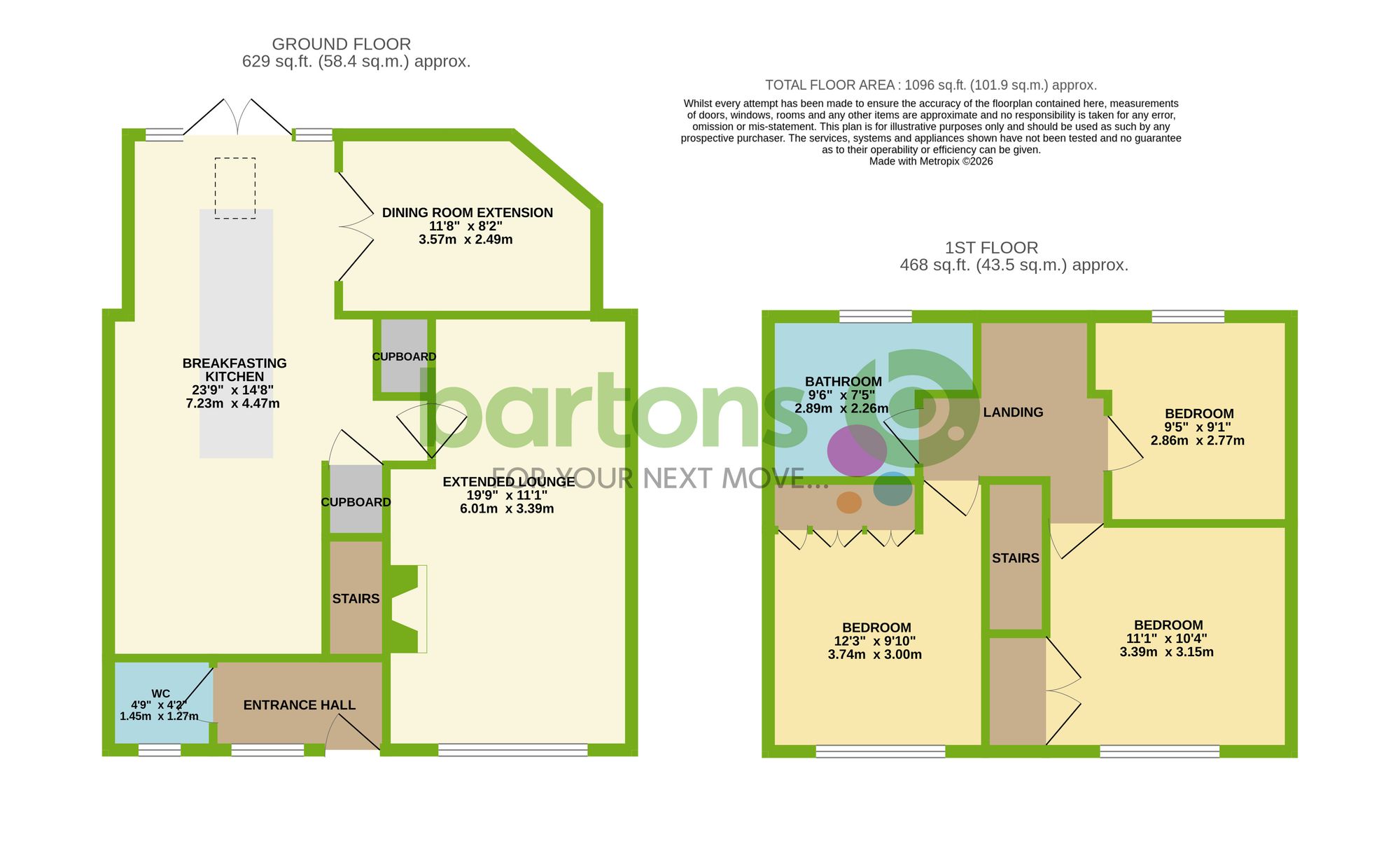 Floorplan for Charles Street, Rawmarsh, S62