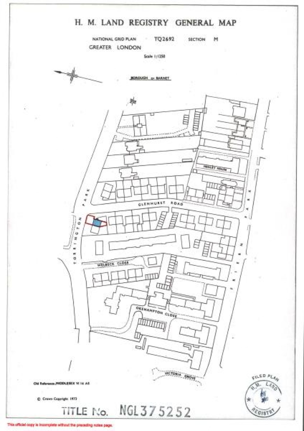 TORRINGTON PARK, NORTH FINCHLEY, N12