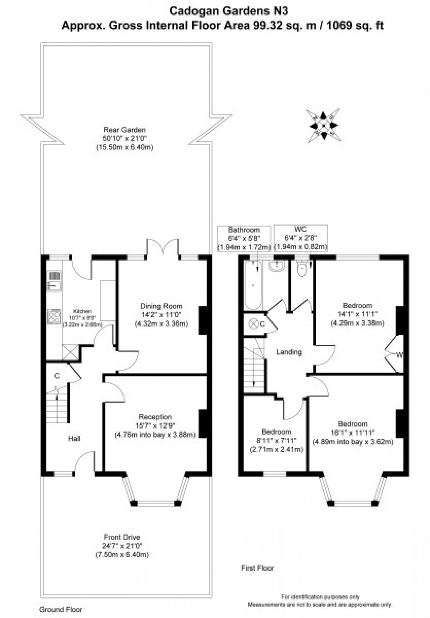 CADOGAN GARDENS, FINCHLEY, N3