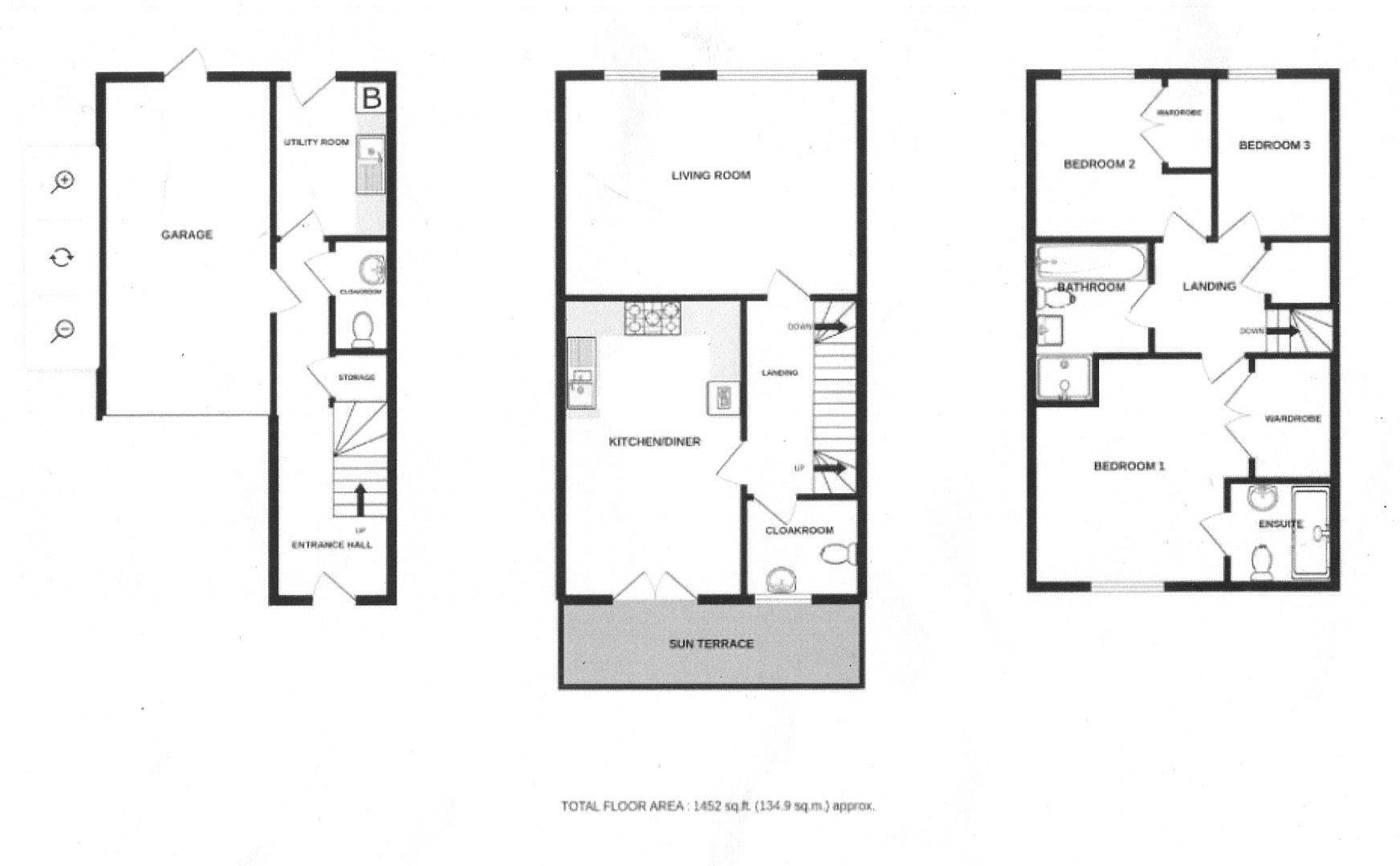 Floorplan for Lister Road., Dursley