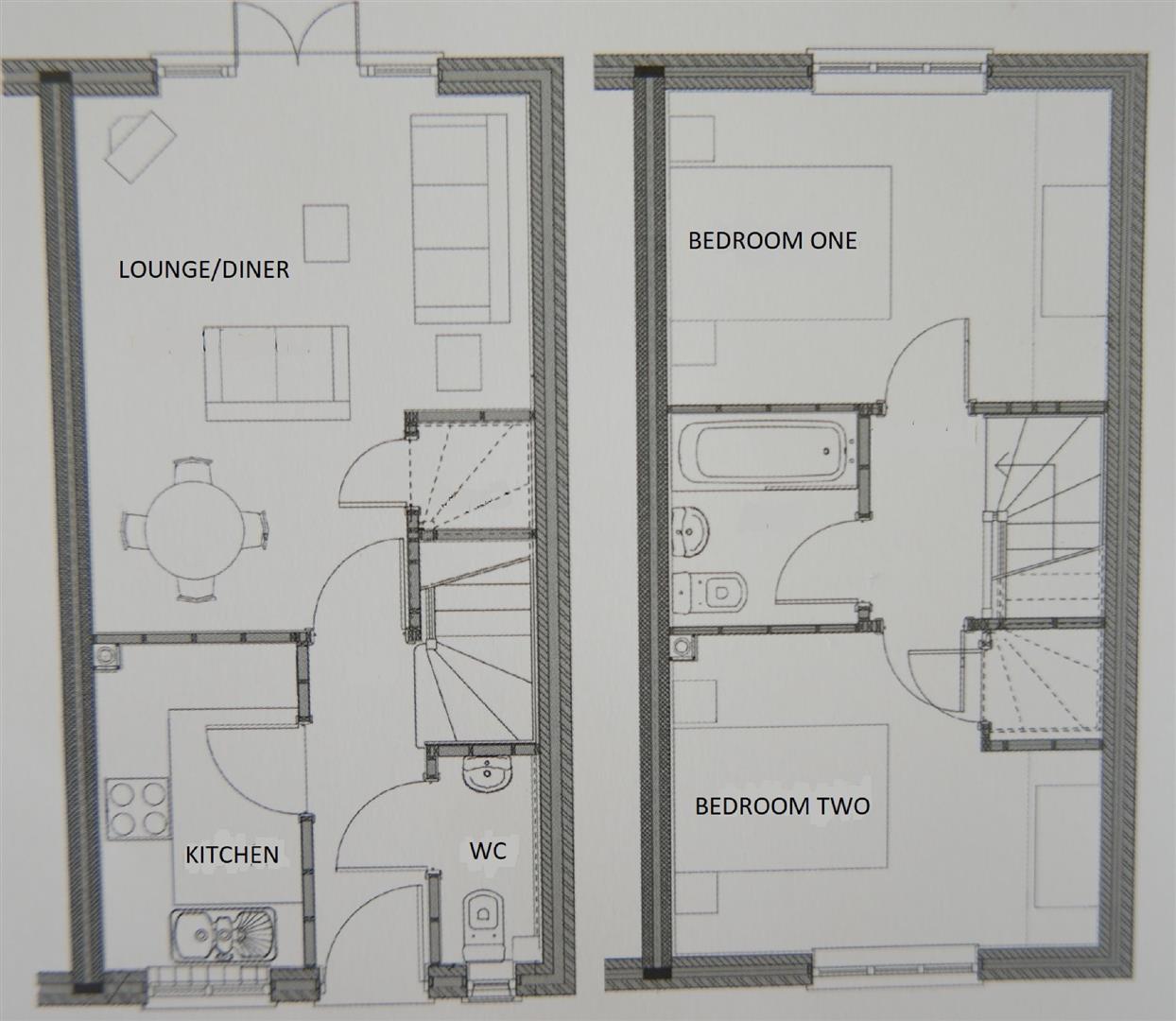 Floorplan for Barton Field, Cambridge