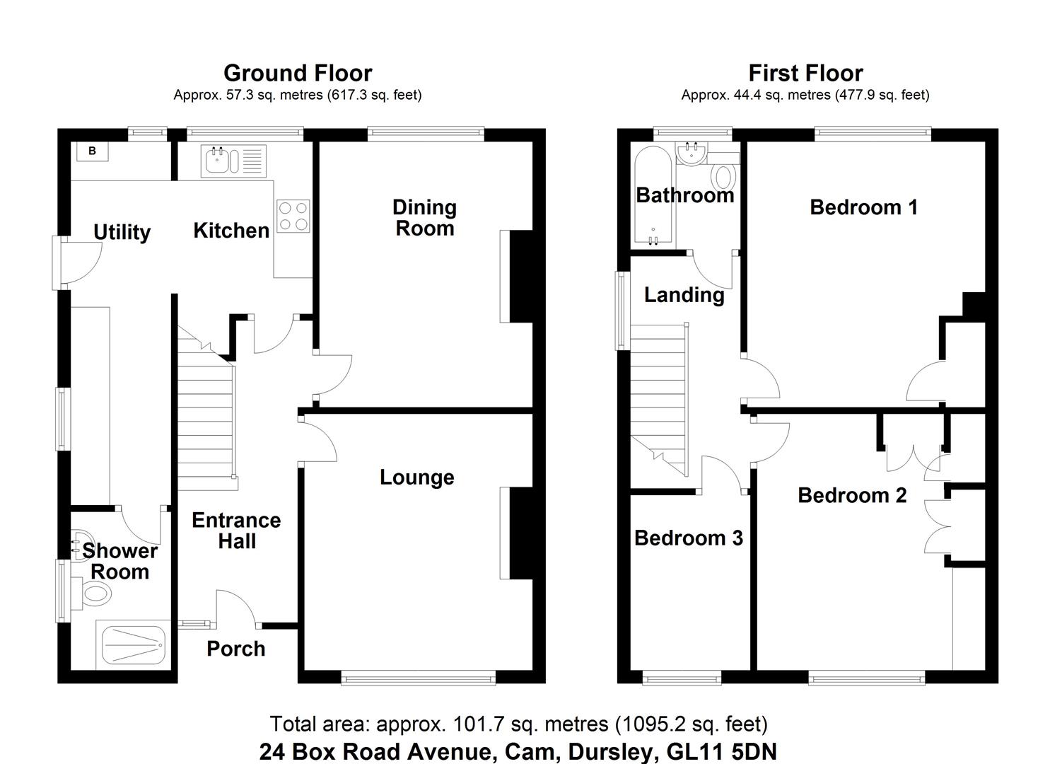 Floorplan for Box Road Avenue, Cam