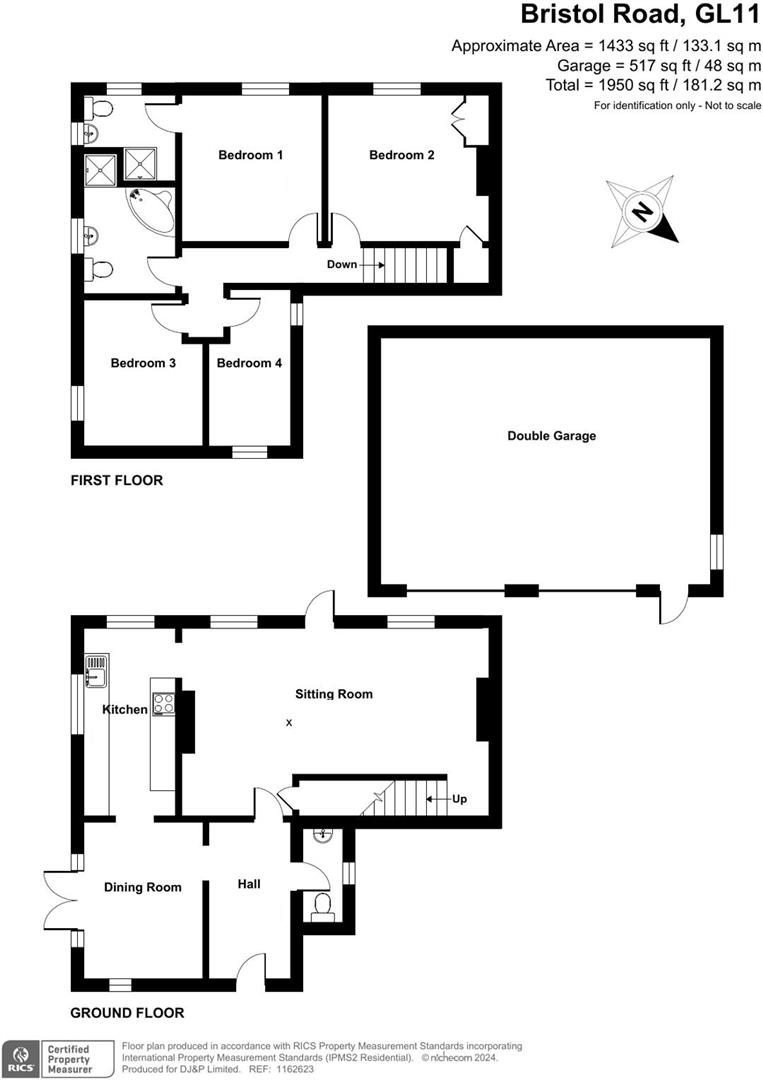 Floorplan for Bristol Road, Cam