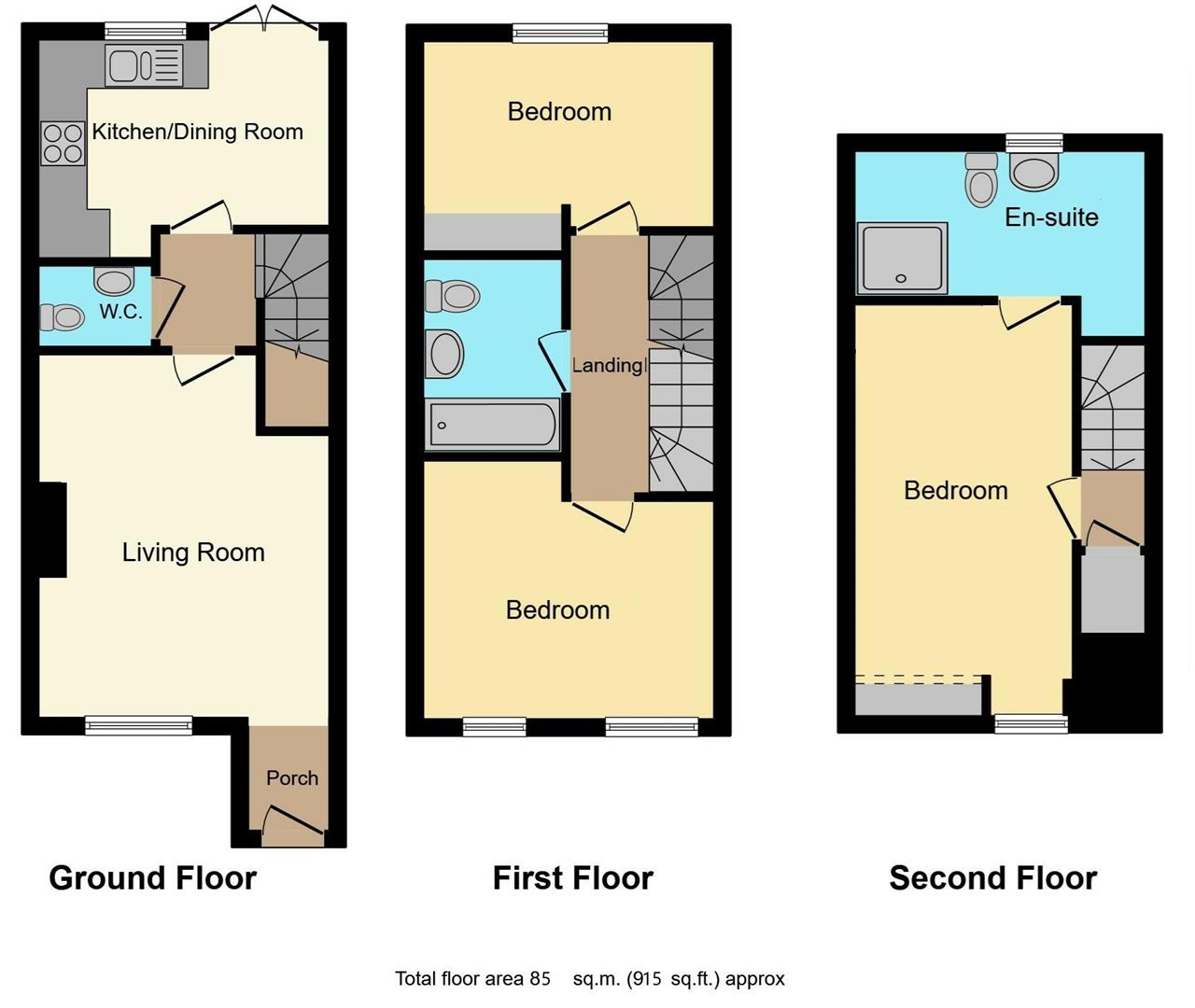 Floorplan for Edward Way, Berkeley