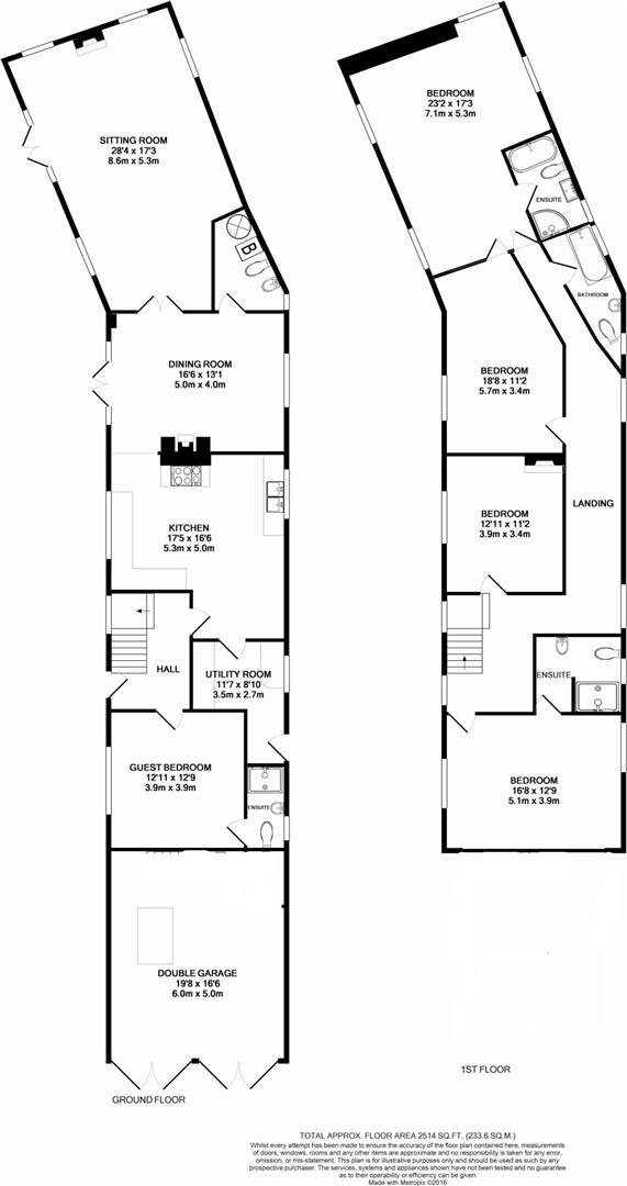 Floorplan for Stinchcombe Hill, Dursley