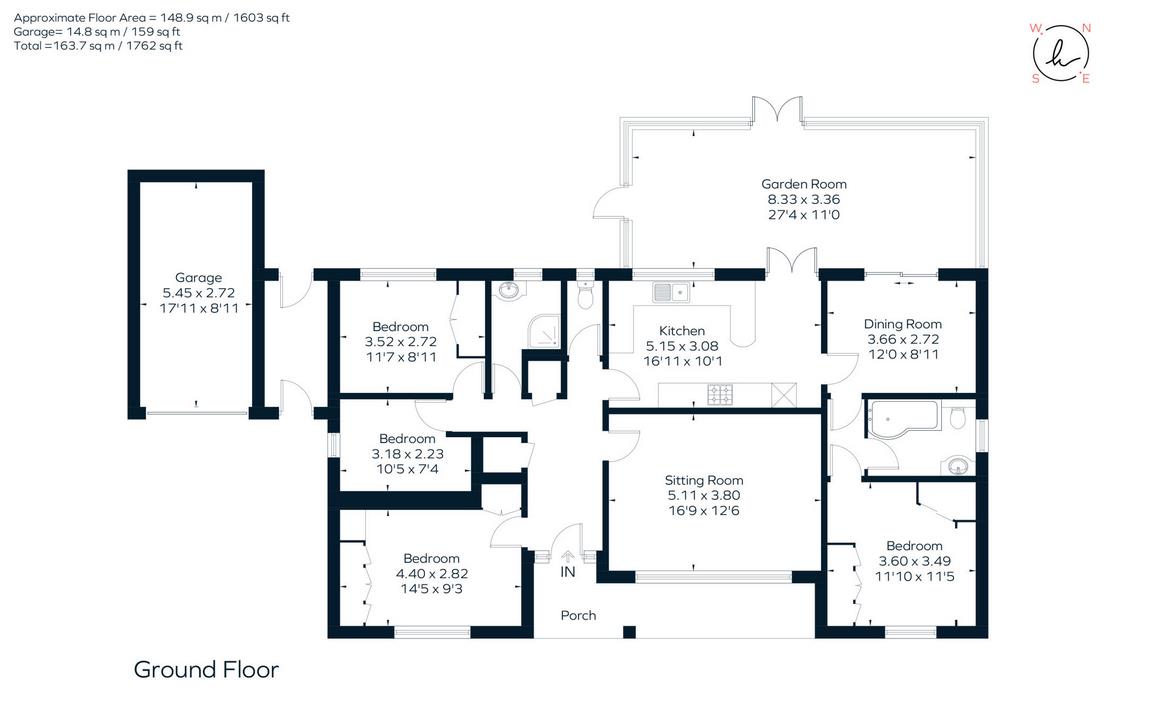 Floorplan for Moorend Lane, Slimbridge, Gloucester