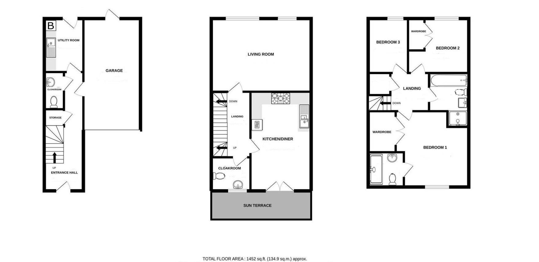 Floorplan for Lister Road, Dursley