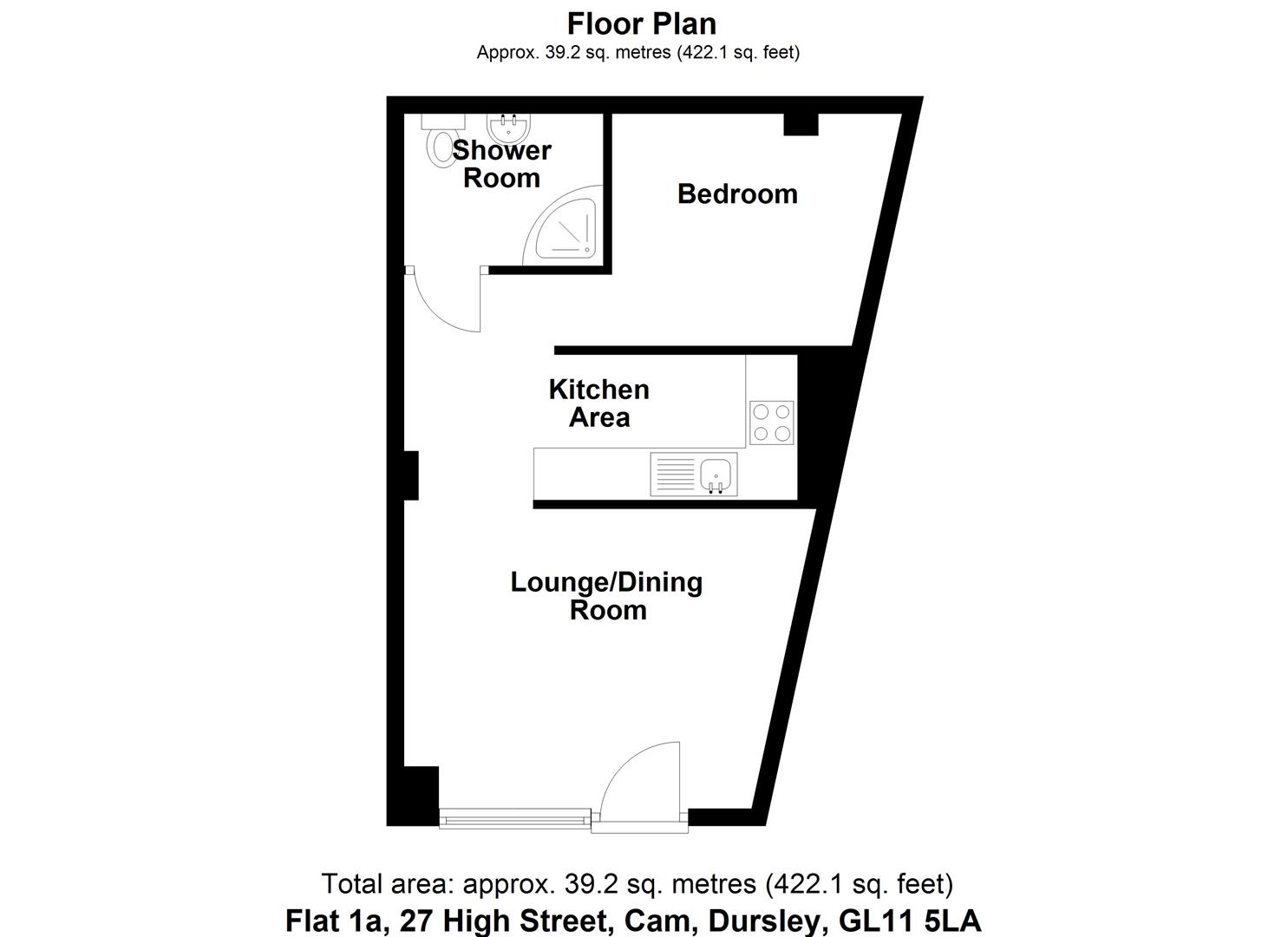 Floorplan for High Street, Cam