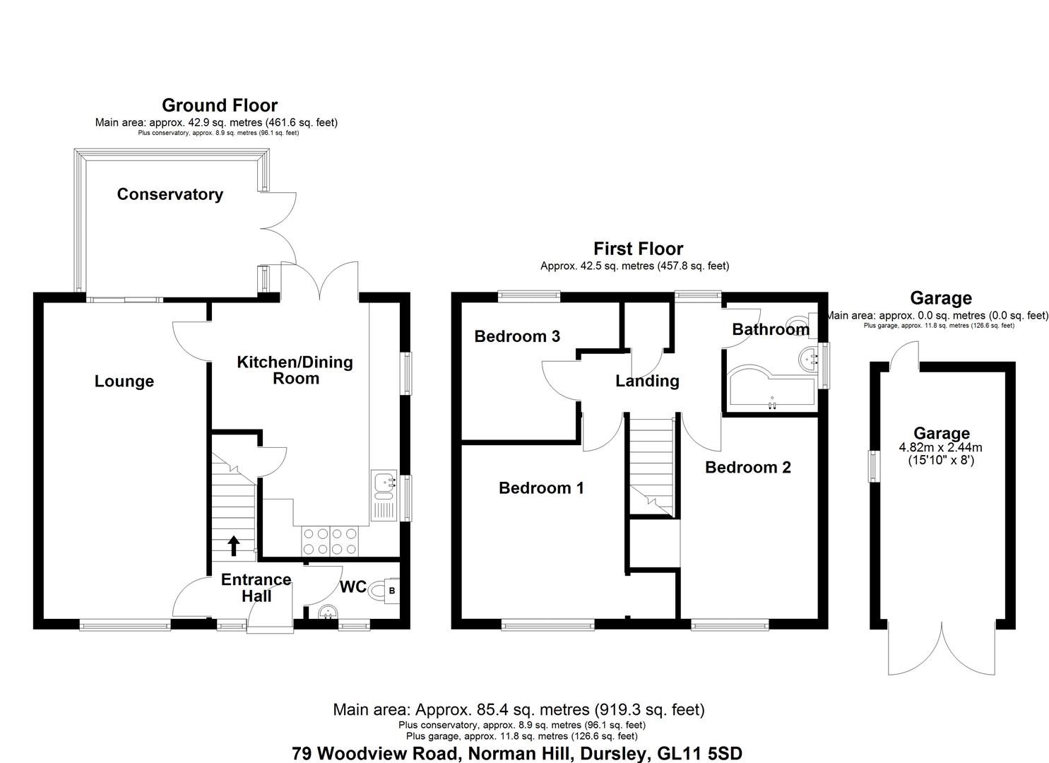 Floorplan for Woodview Road, Cam