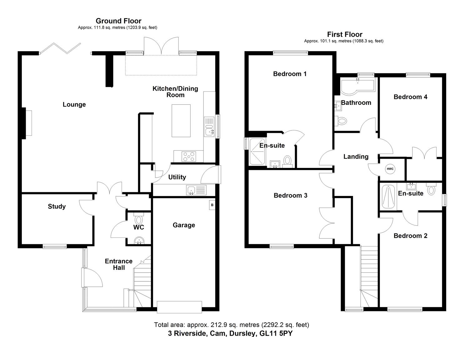 Floorplan for Riverside, Cam