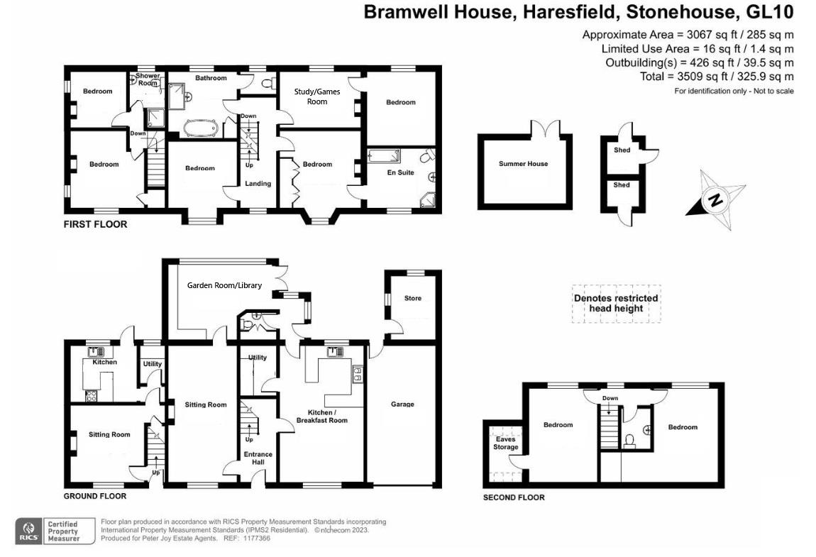 Floorplan for Haresfield, Stonehouse