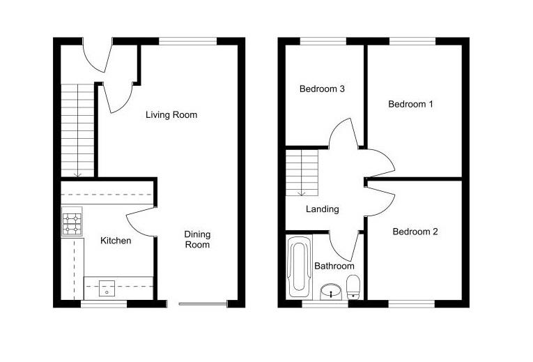 Floorplan for Larkrise, Cam, Dursley