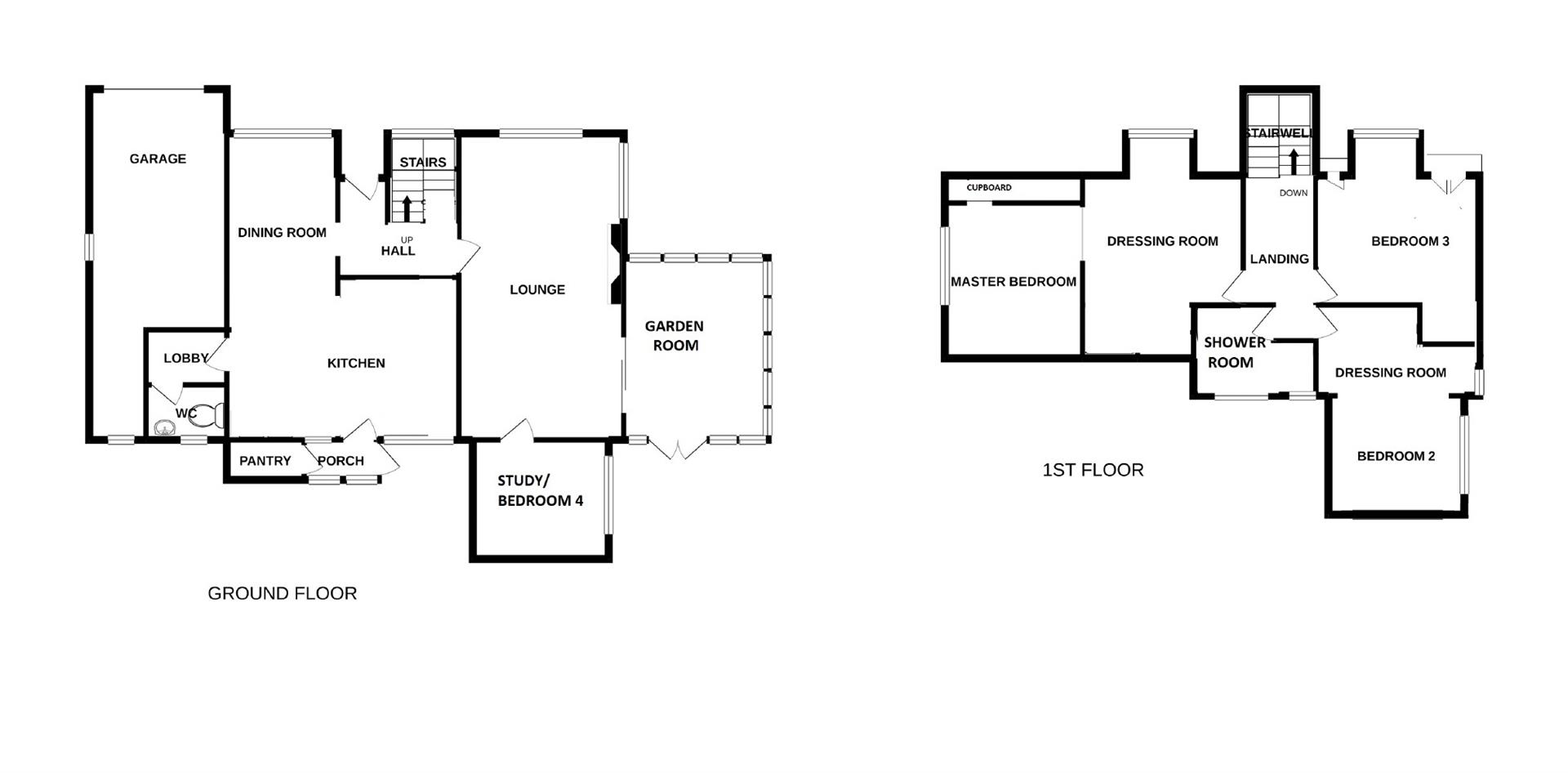 Floorplan for Dursley Road, Cambridge
