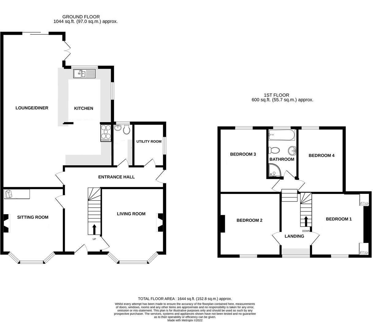 Floorplan for The Street, Frampton On Severn, Gloucester