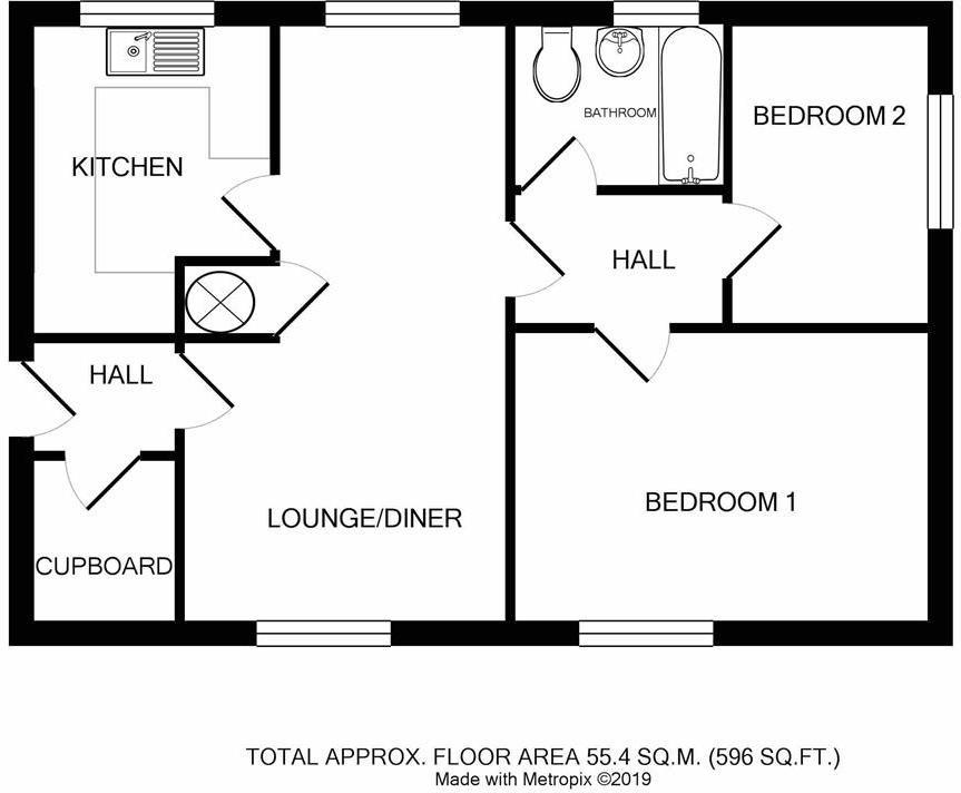 Floorplan for Springfields, Dursley