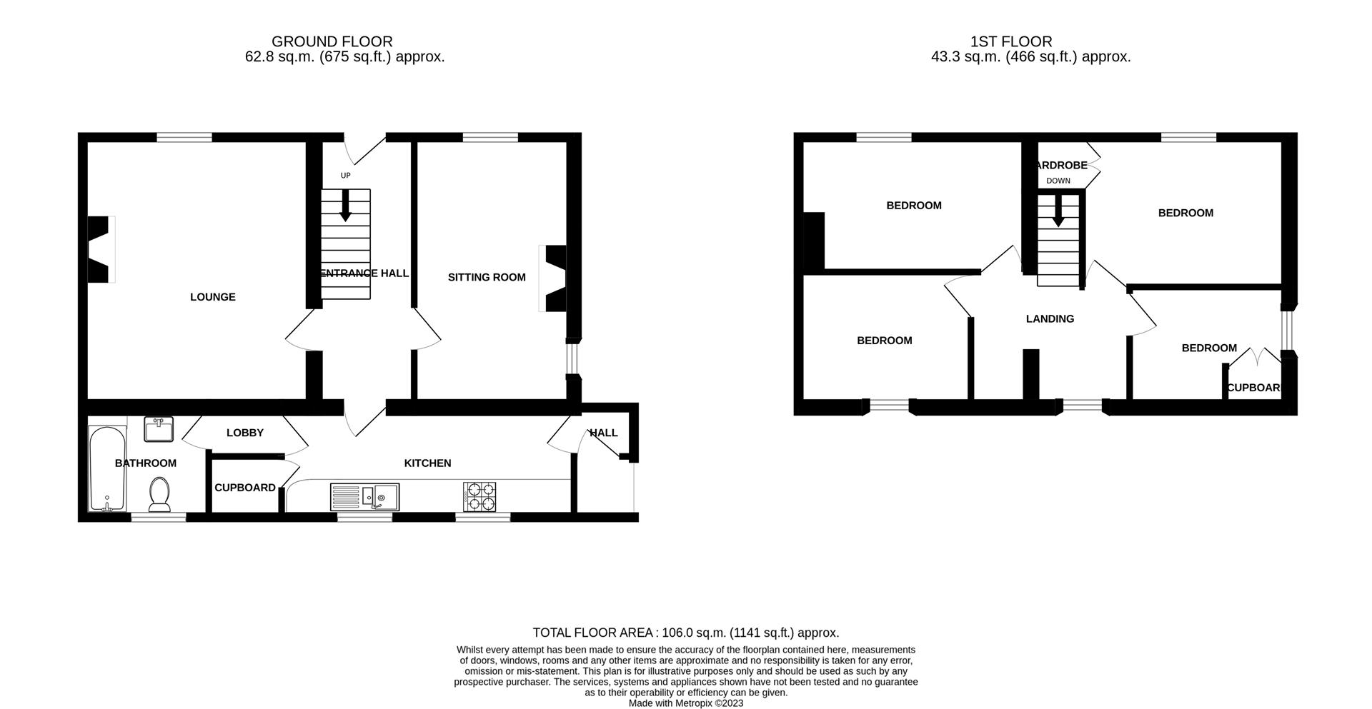 Floorplan for The Green, Synwell, Wotton-Under-Edge