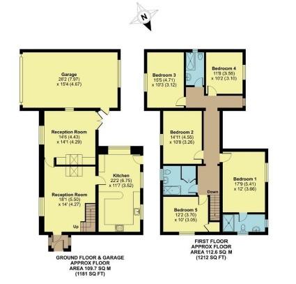 Floorplan for Chestal, Dursley