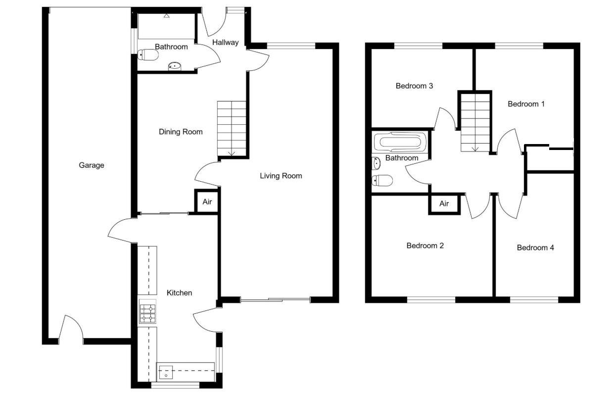 Floorplan for Byron Road, Dursley