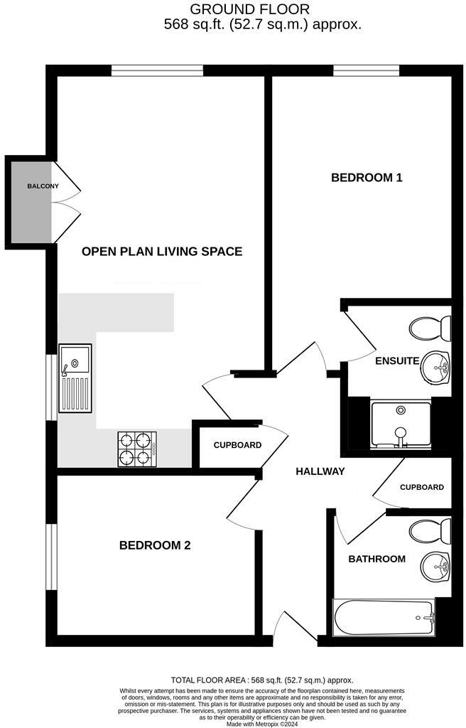 Floorplan for Alexandra Close, Dursley