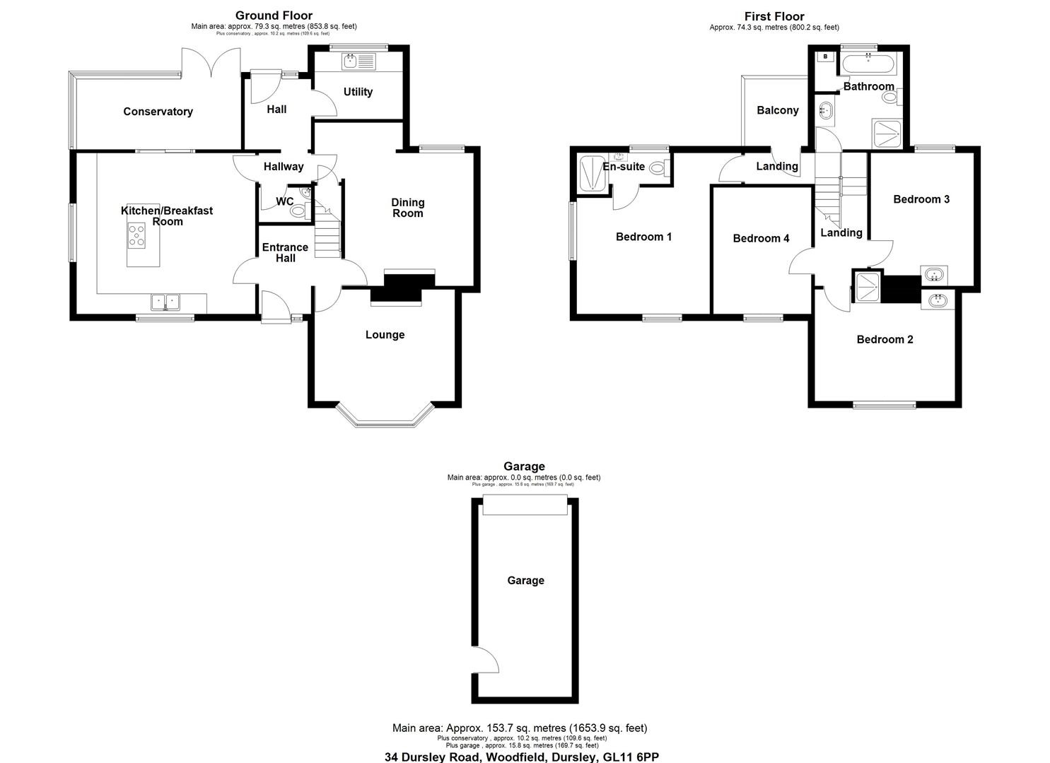 Floorplan for Dursley Road, Dursley