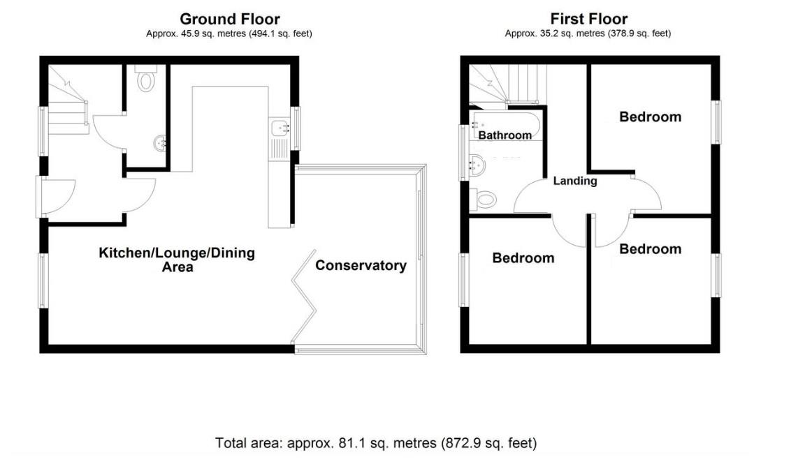 Floorplan for Rowley, Cam, Dursley