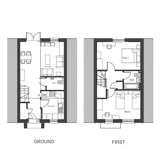 Floorplan for Chapel Street, Cam