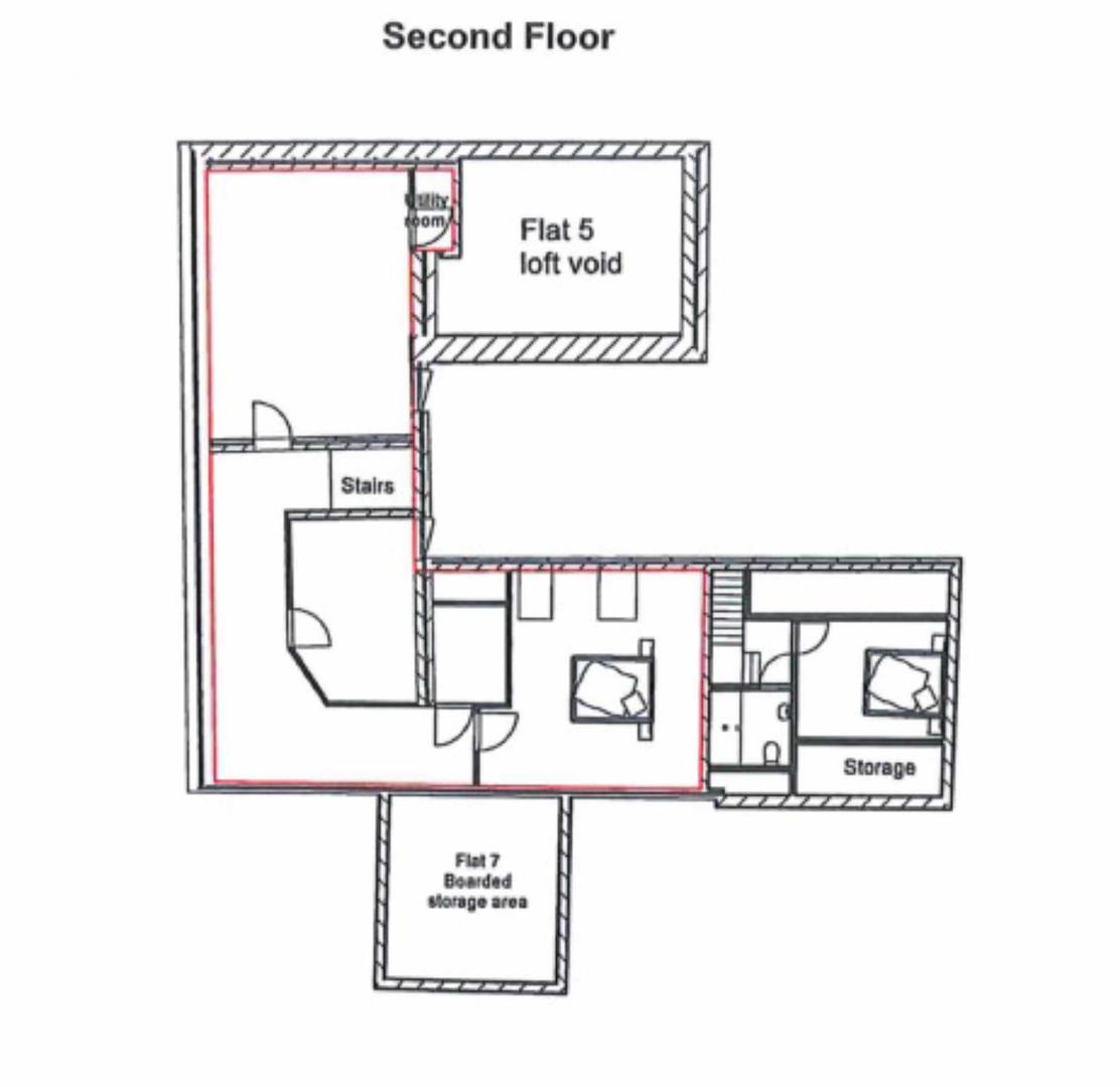 Floorplan for Fitzhardinge House, Marybrook Street, Berkeley