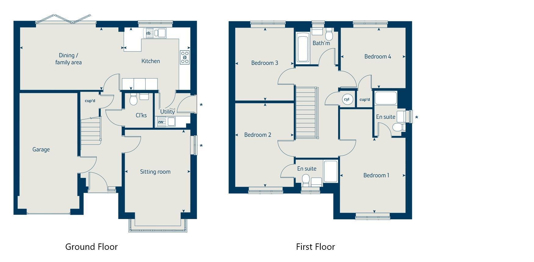 Floorplan for Eddy Croft, Cam